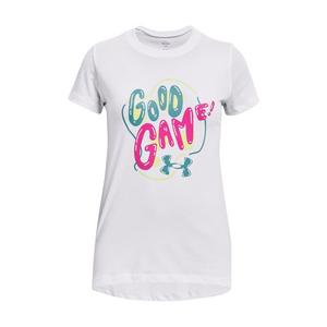 Under Armour Big Girls' Good Game Tee-White