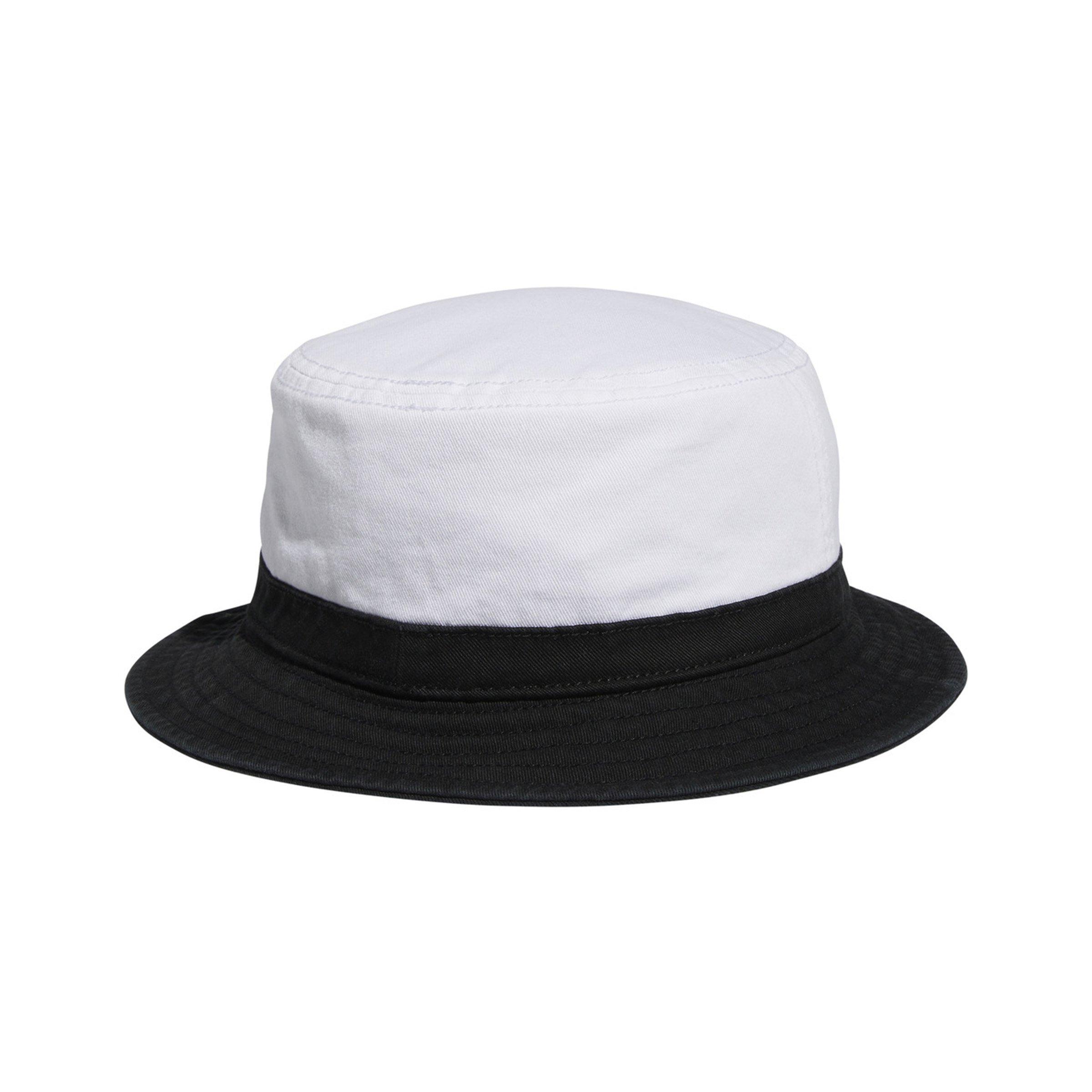 adidas Originals Men's Washed Bucket Hat - White/Black