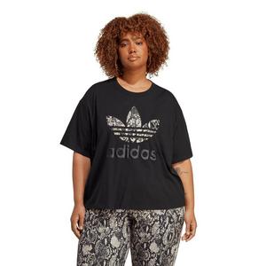 adidas Originals Womens Plus Size Trefoil Joggers - Black