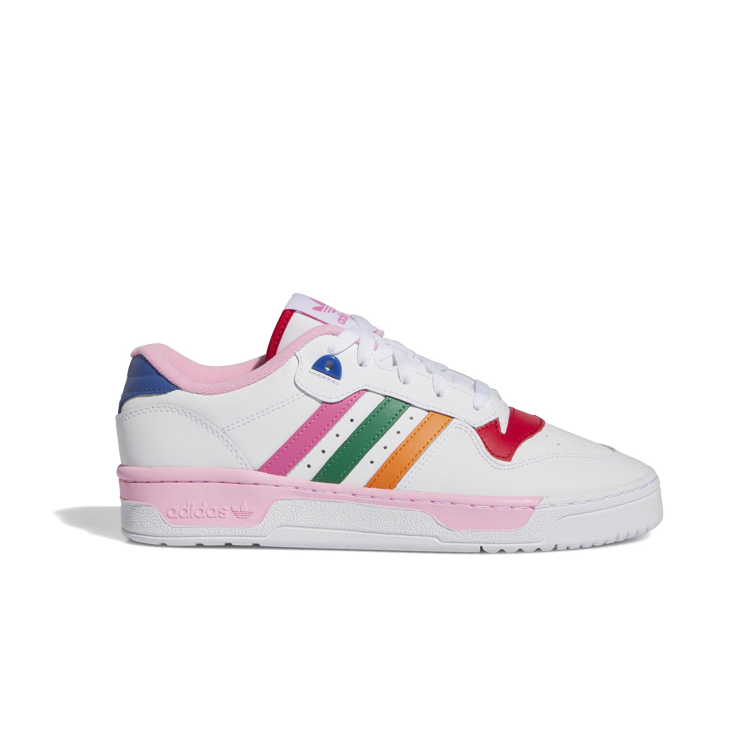 bom Vertrappen Kolonisten adidas Rivalry Low "Cloud White/Pulse Magenta/Better Scarlet" Women's Shoe