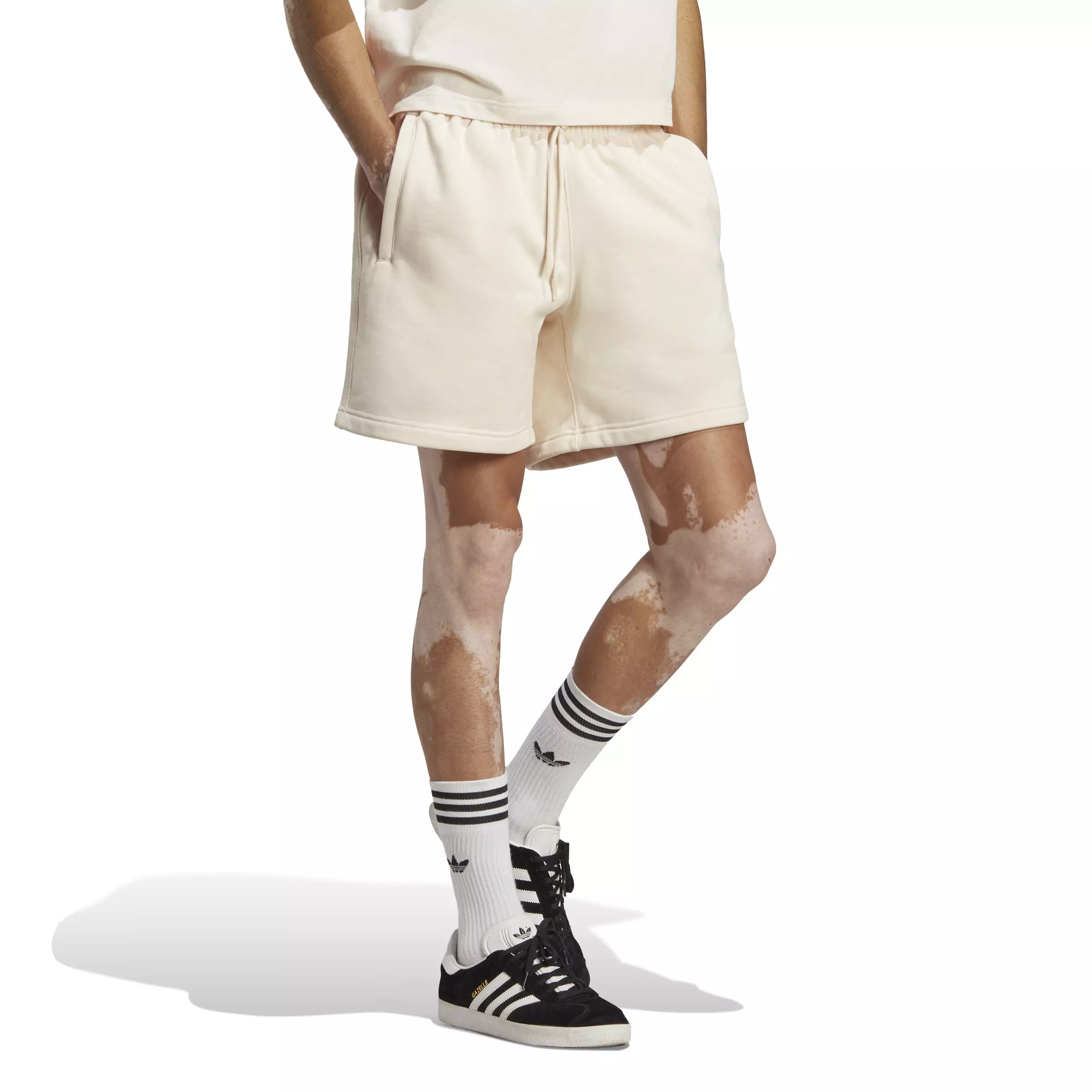 adidas Men's Premium Essentials Shorts-White - WHITE