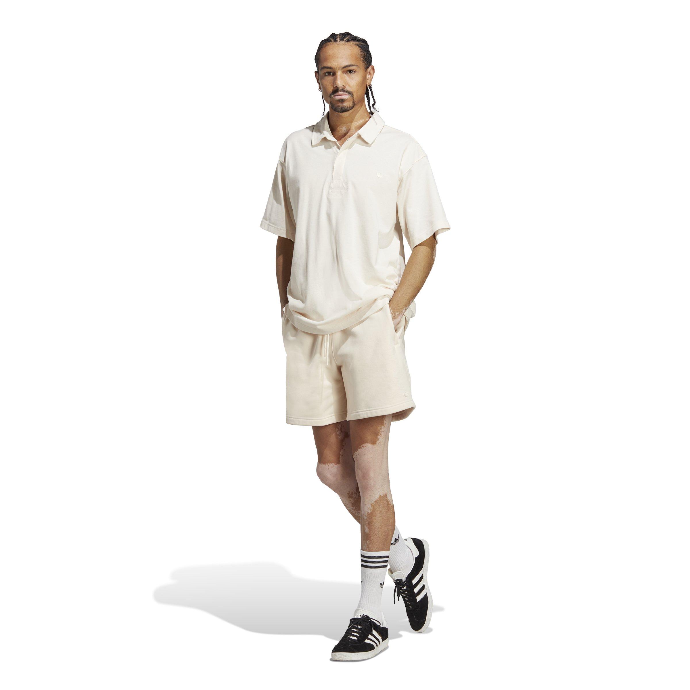 adidas Men's Premium Essentials Shorts-White - WHITE Thumbnail View 4