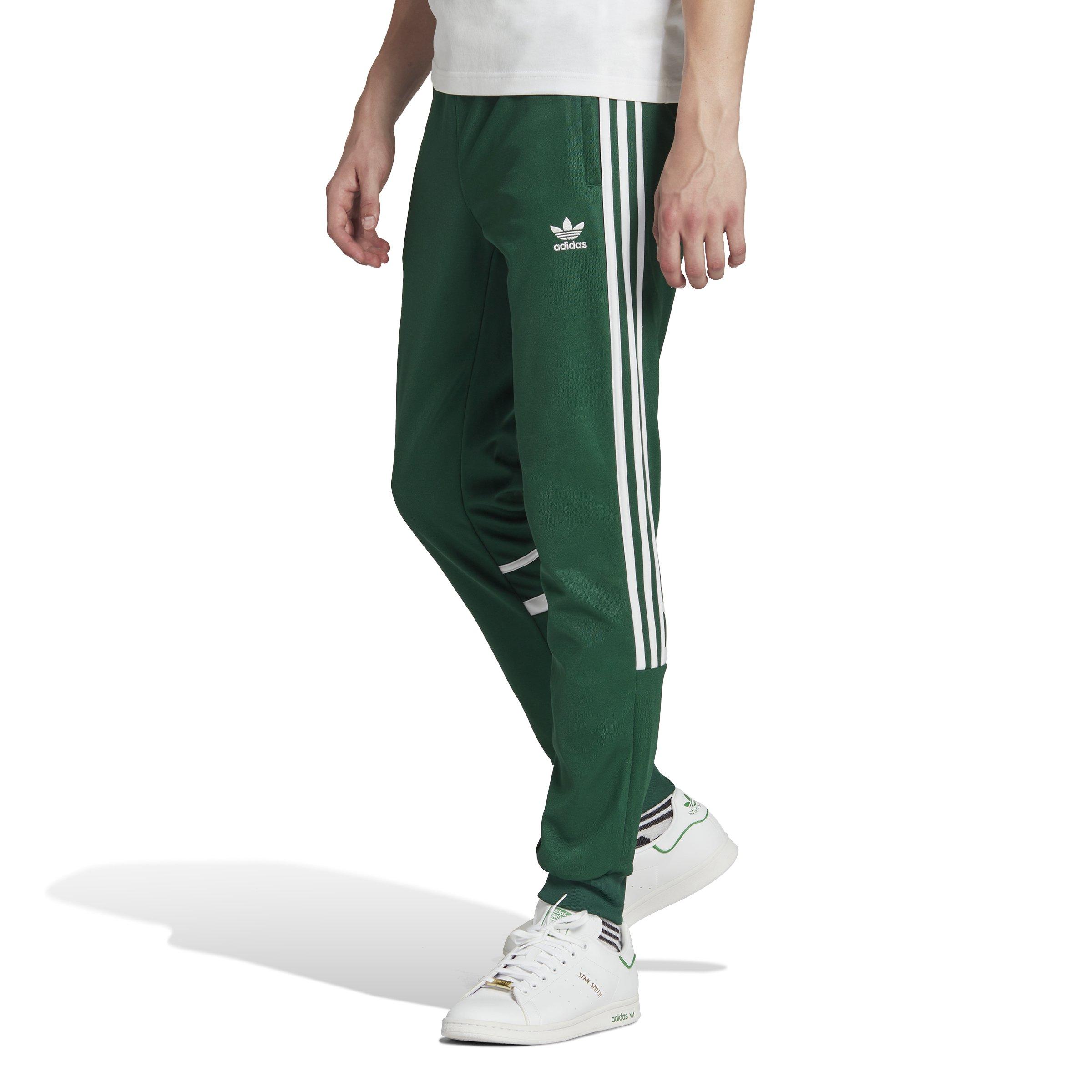 adidas Men s Cutline 3 Stripes Pants Green