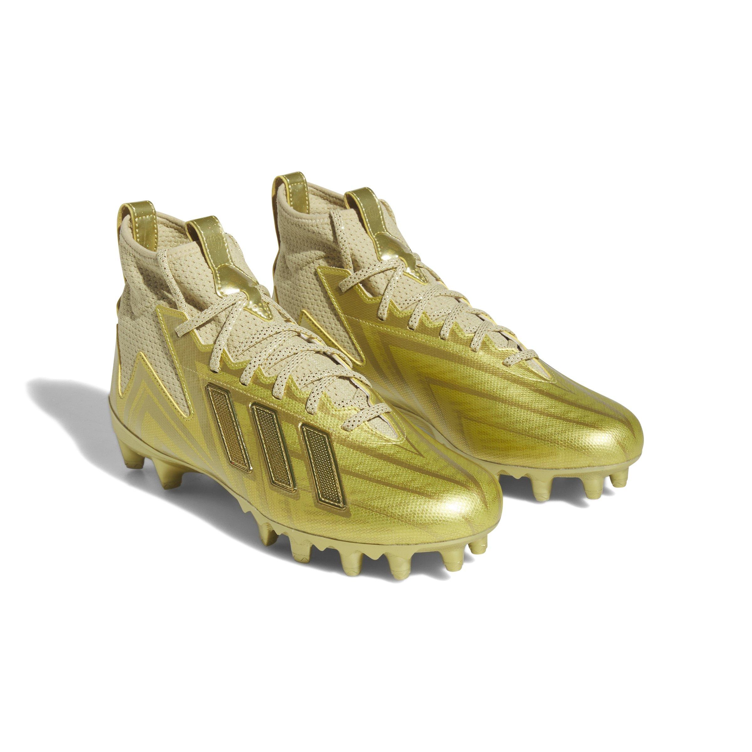 All gold cheap football cleats