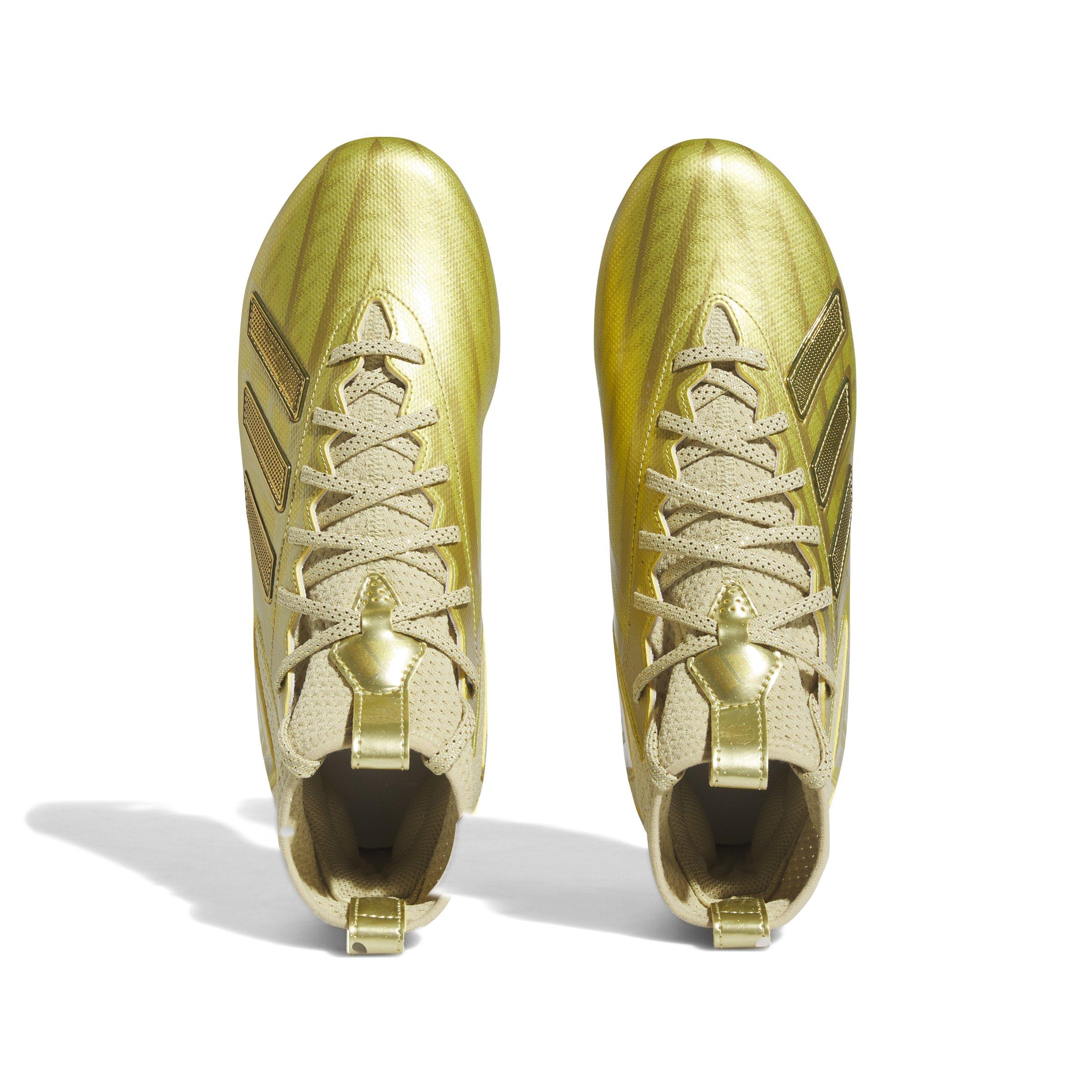 All gold store football cleats