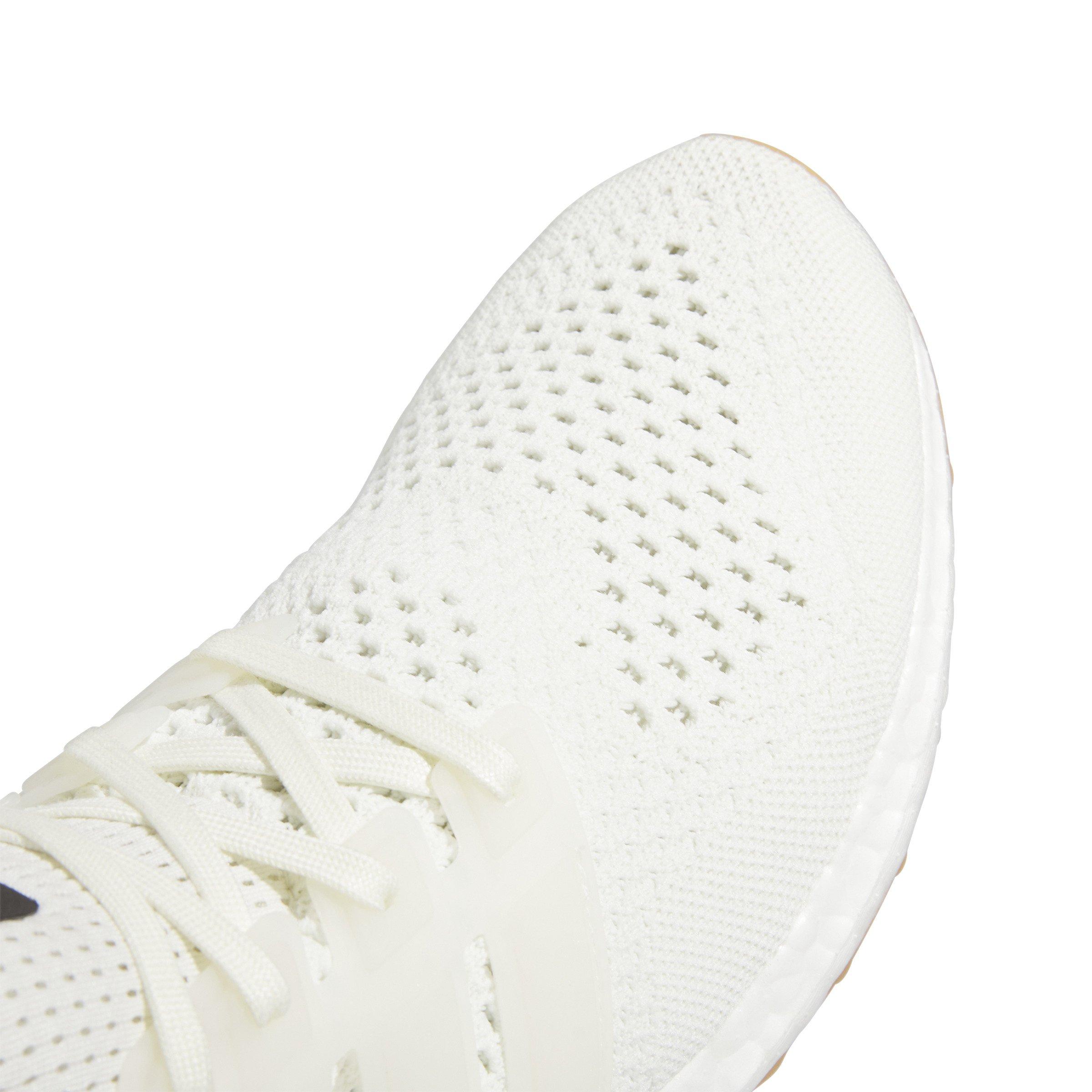 Ultra boost white outlet with black sole