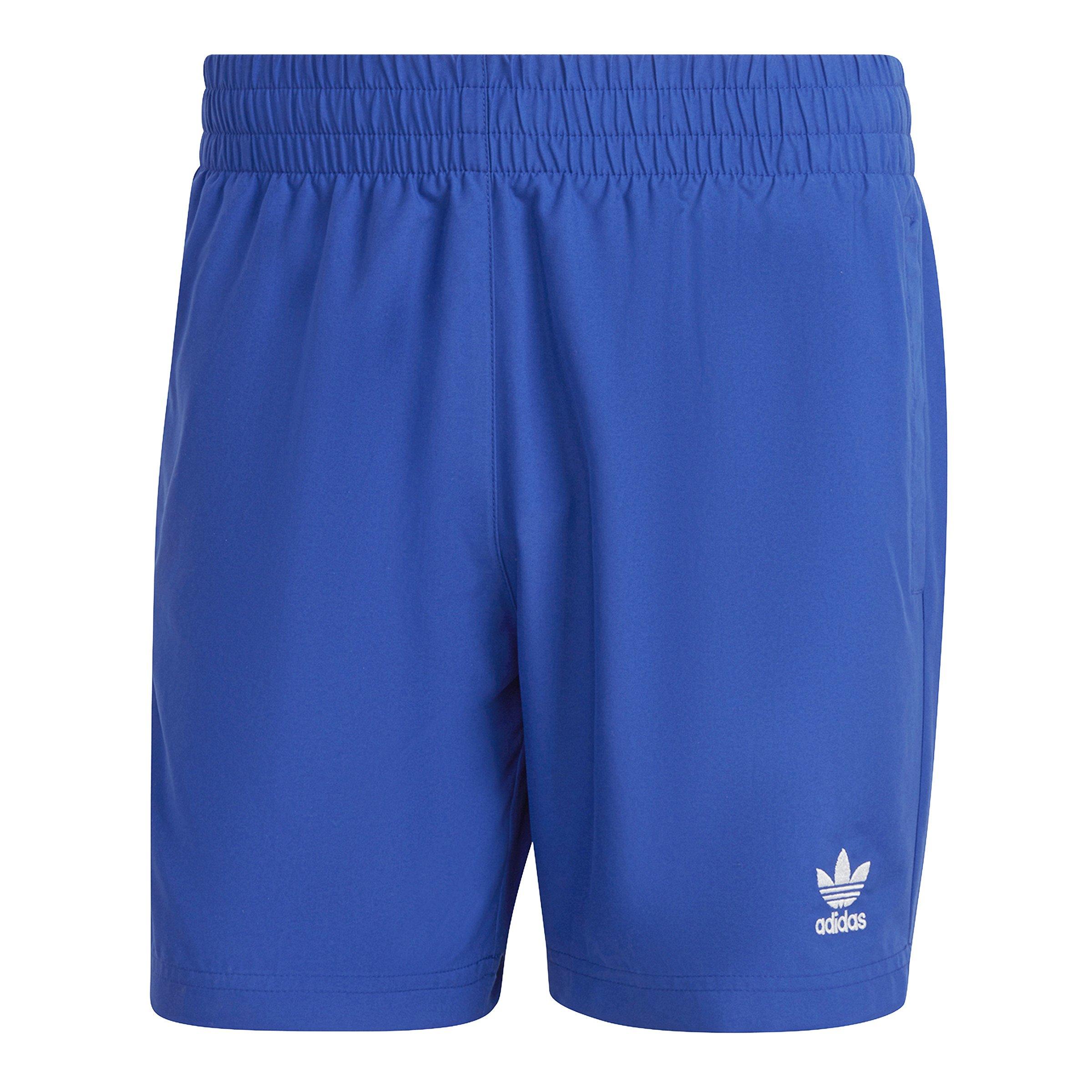 adidas Men's Adicolor Essentials Trefoil Swim Shorts-Blue - BLUE Thumbnail View 6