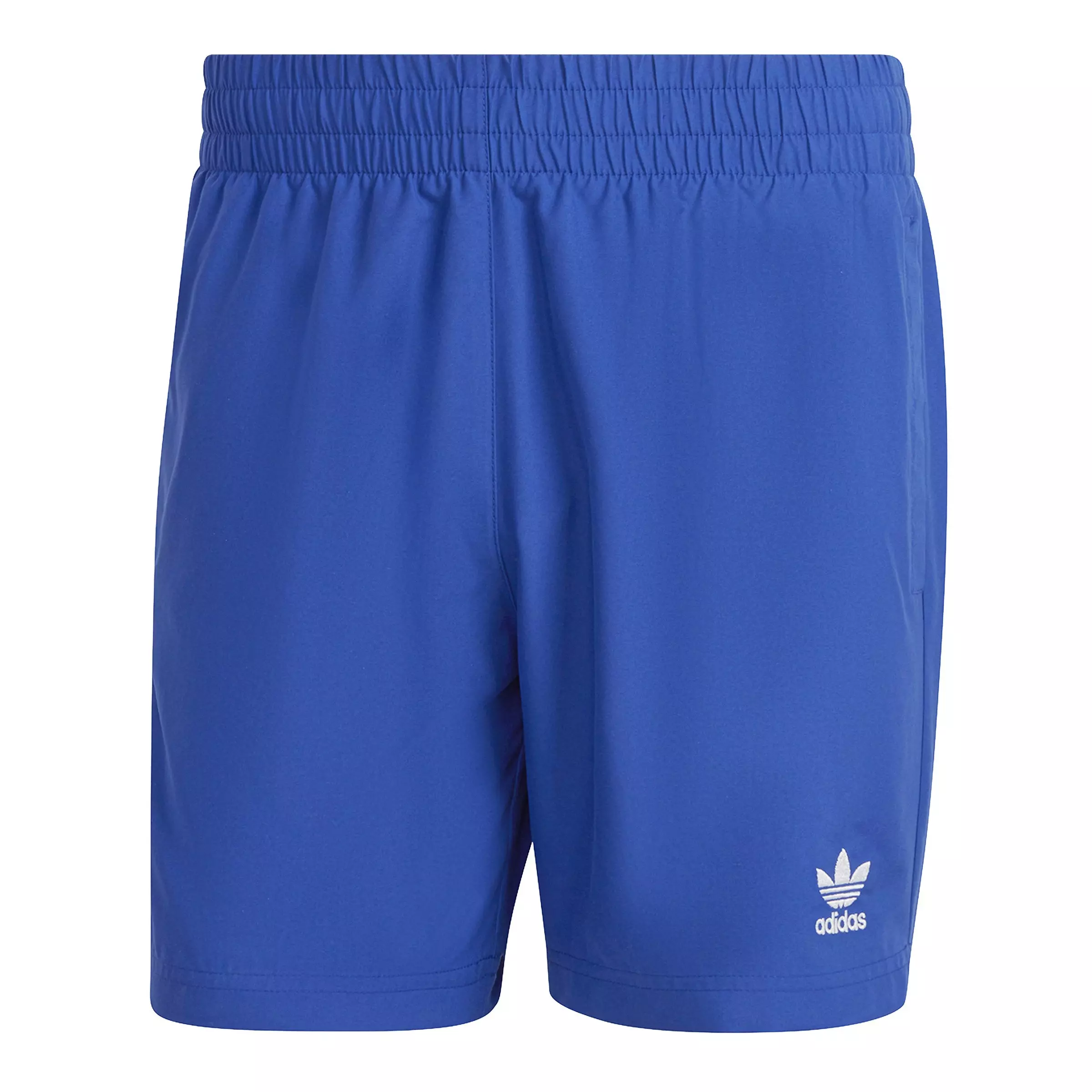adidas Men's Adicolor Essentials Trefoil Swim Shorts-Blue - BLUE