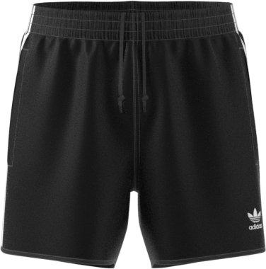 adidas Men's Adicolor Classics Sprinter Shorts-Black/White - BLACK/WHITE