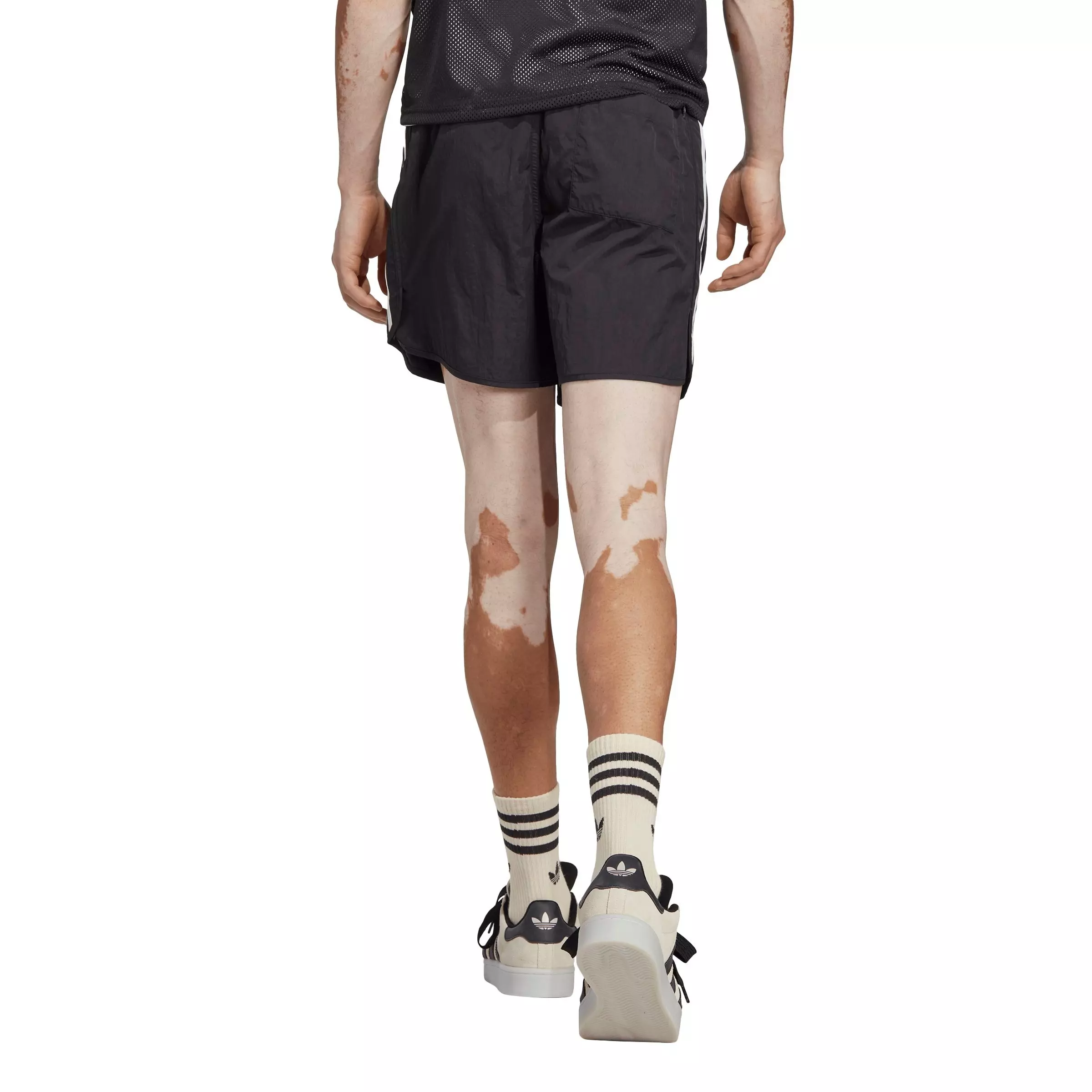 adidas Men's Adicolor Classics Sprinter Shorts-Black/White - BLACK/WHITE