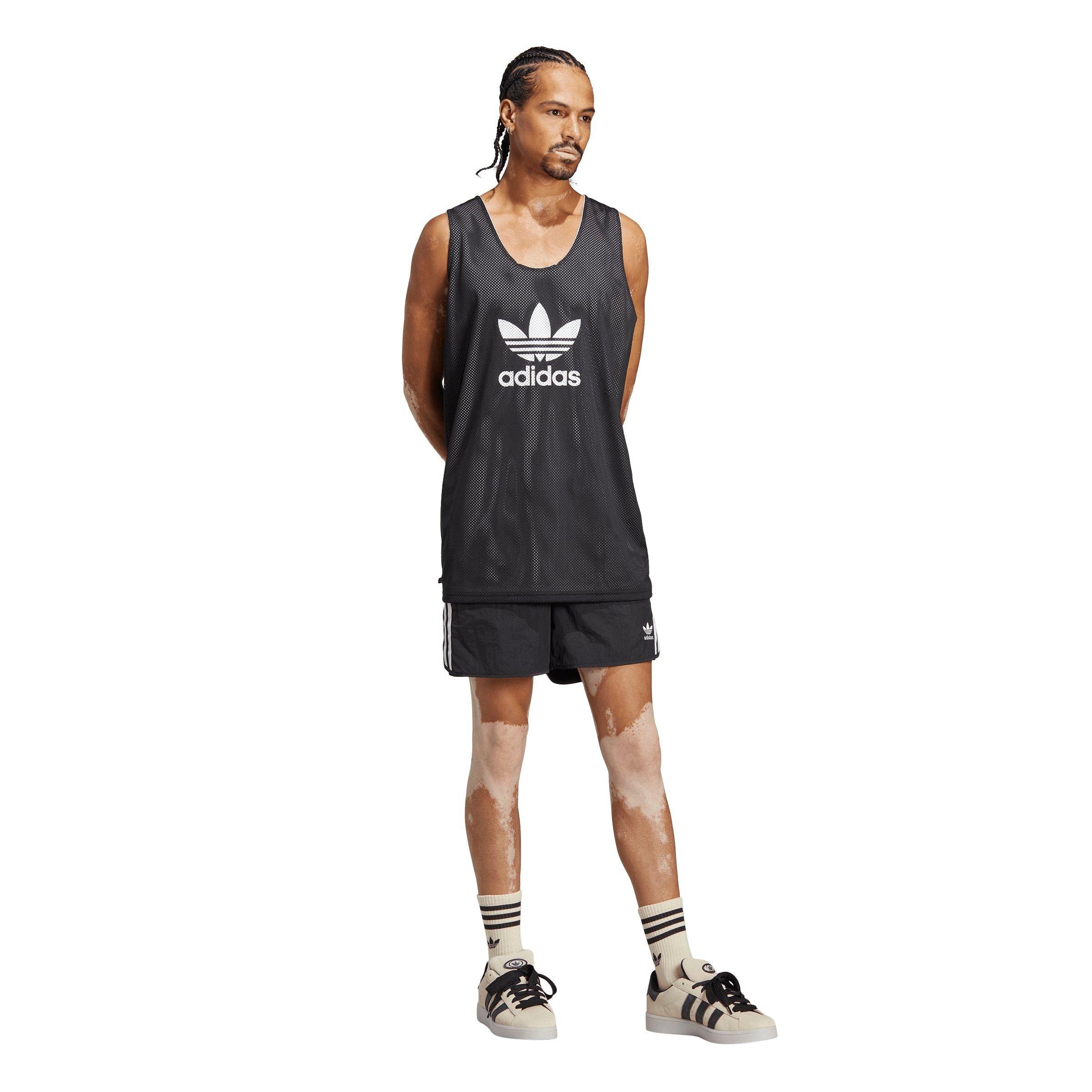 adidas Men's Adicolor Classics Sprinter Shorts-Black/White - BLACK/WHITE