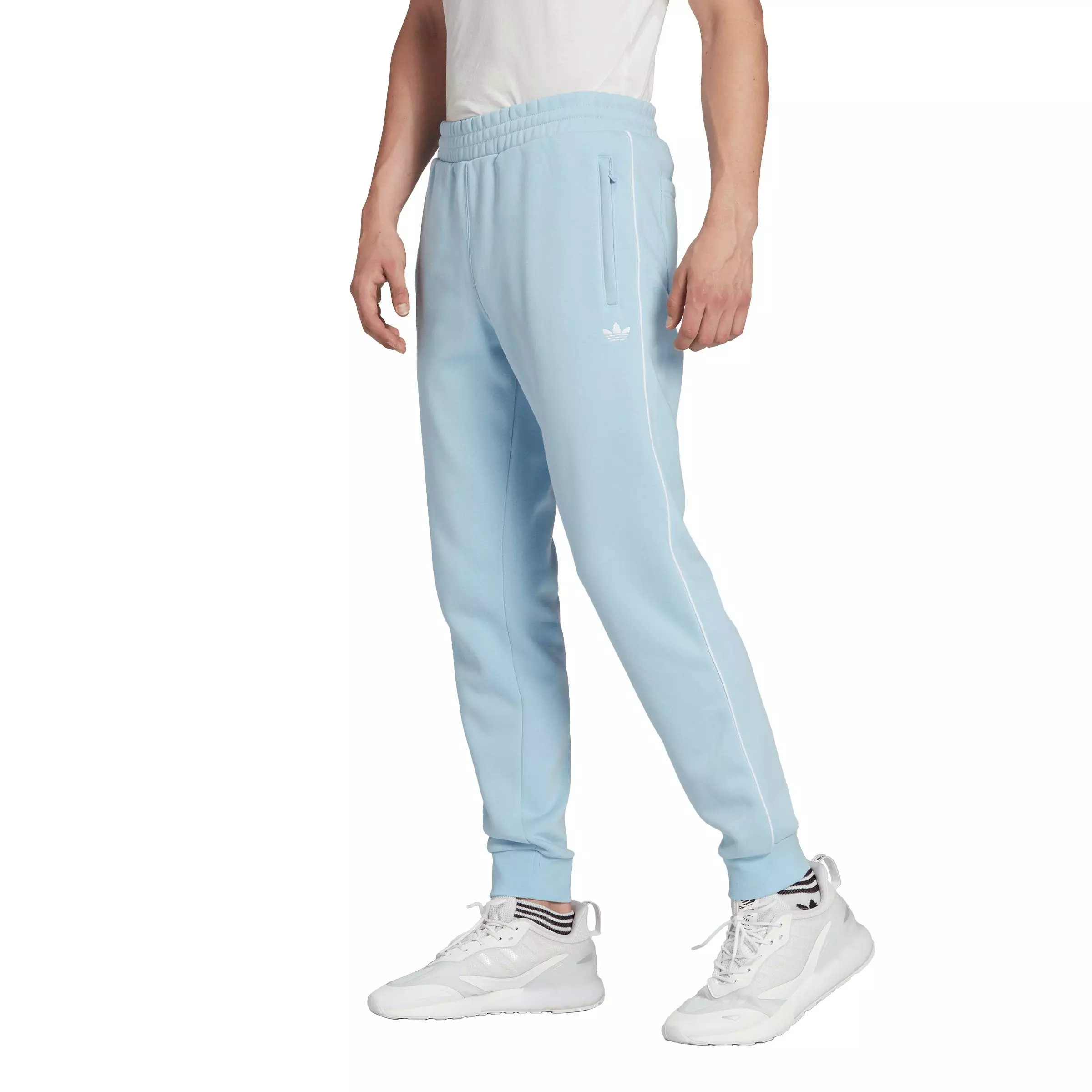adidas Men's C Trefoil Pants-Blue - BLUE