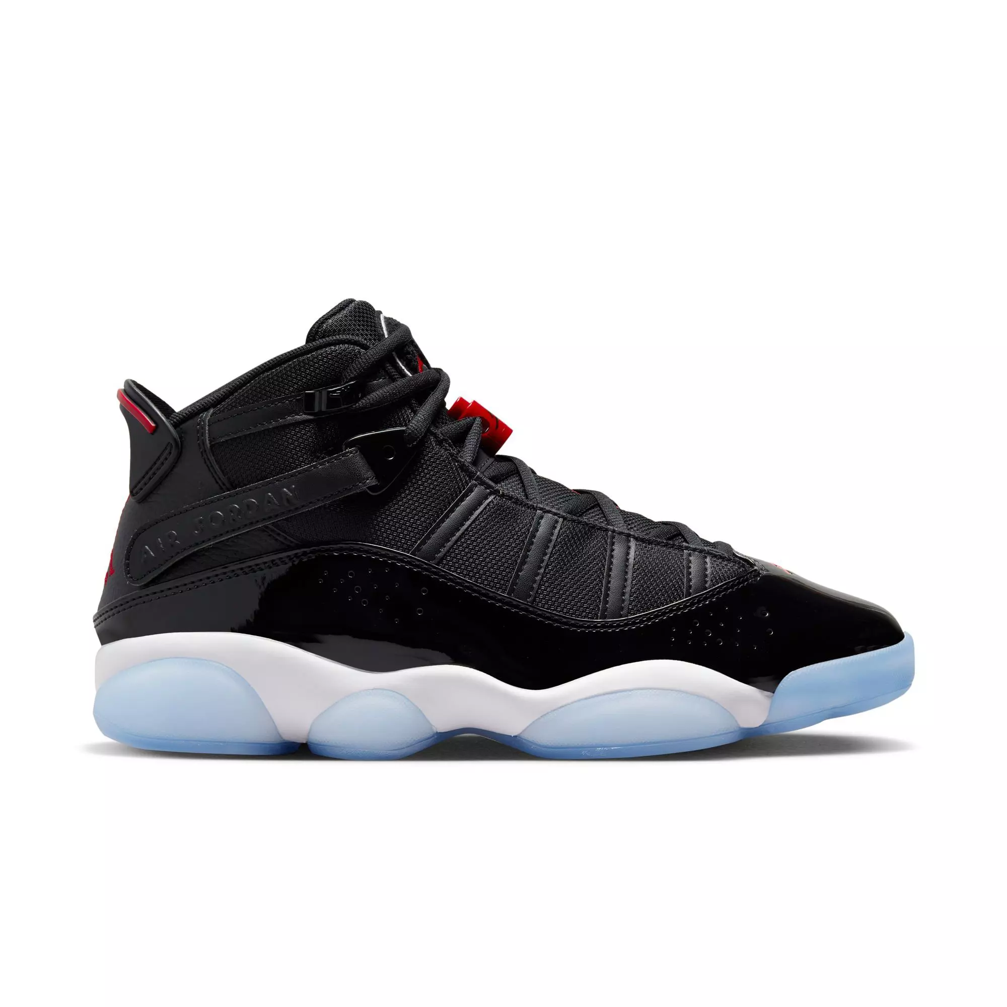 Jordan 6 Rings "Black/Gym Red/White" Men's Shoe - BLACK/RED/WHITE