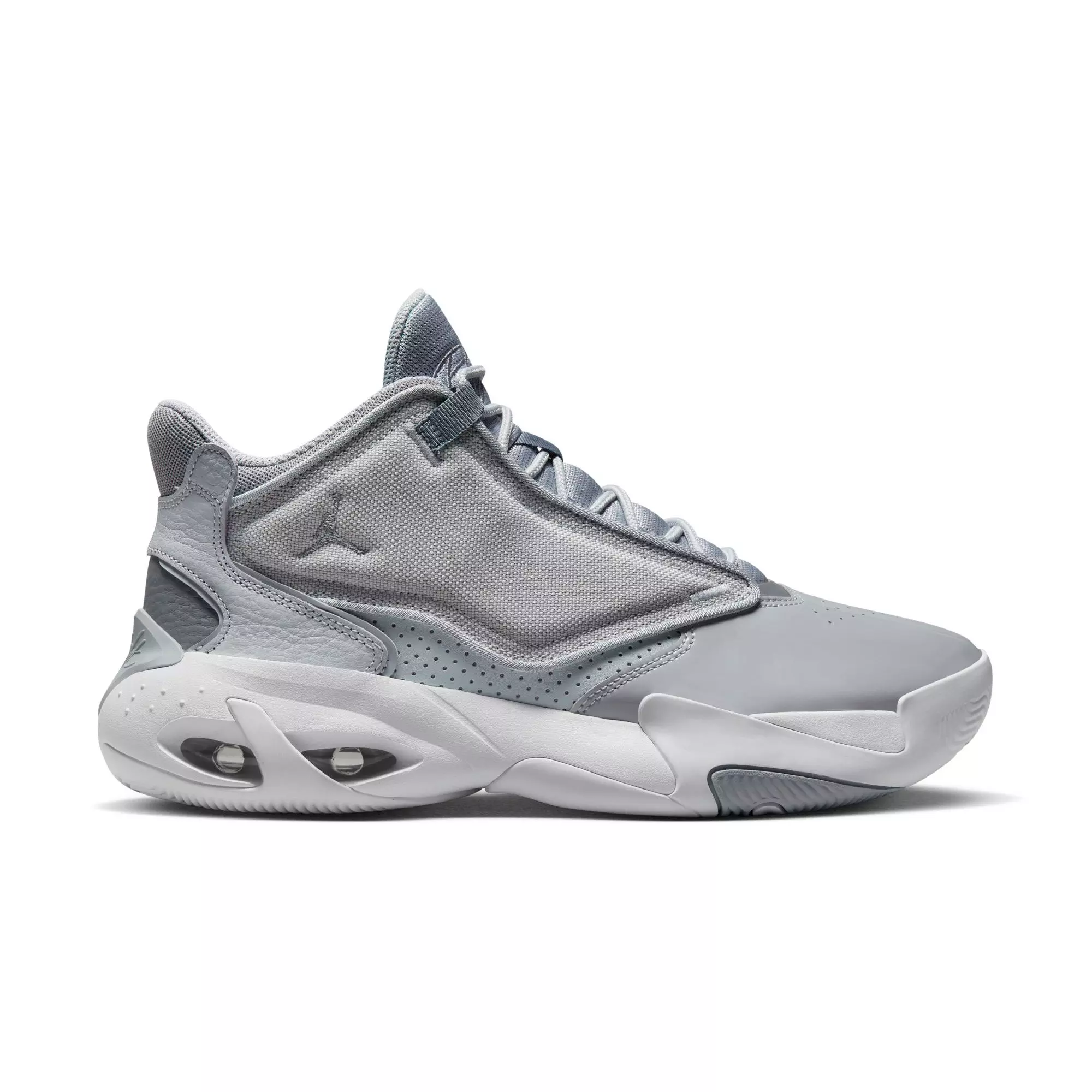 Jordan Max Aura 4 "Cool Grey/Wolf Grey/White/Black" Men's Shoe - GREY/WHITE