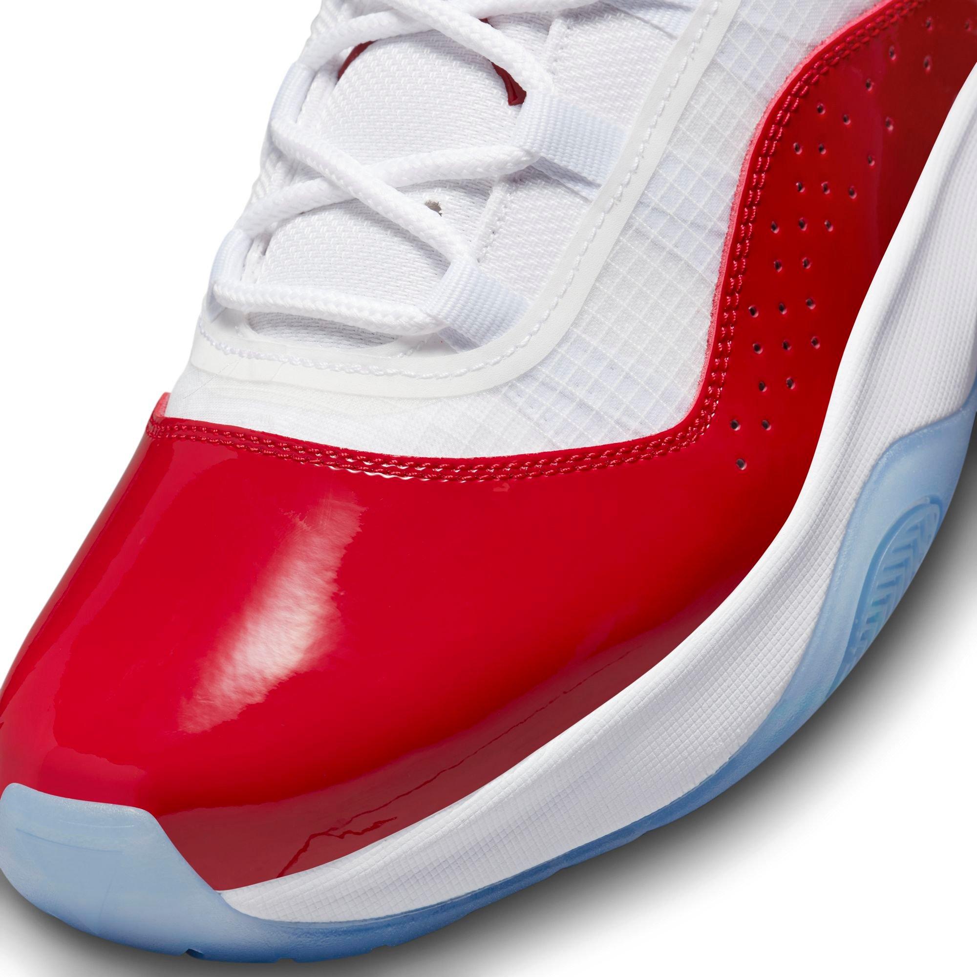 Jordan 11 CMFT Low "White/Gym Red/Black" Men's Shoe - WHITE/RED/BLACK Thumbnail View 3