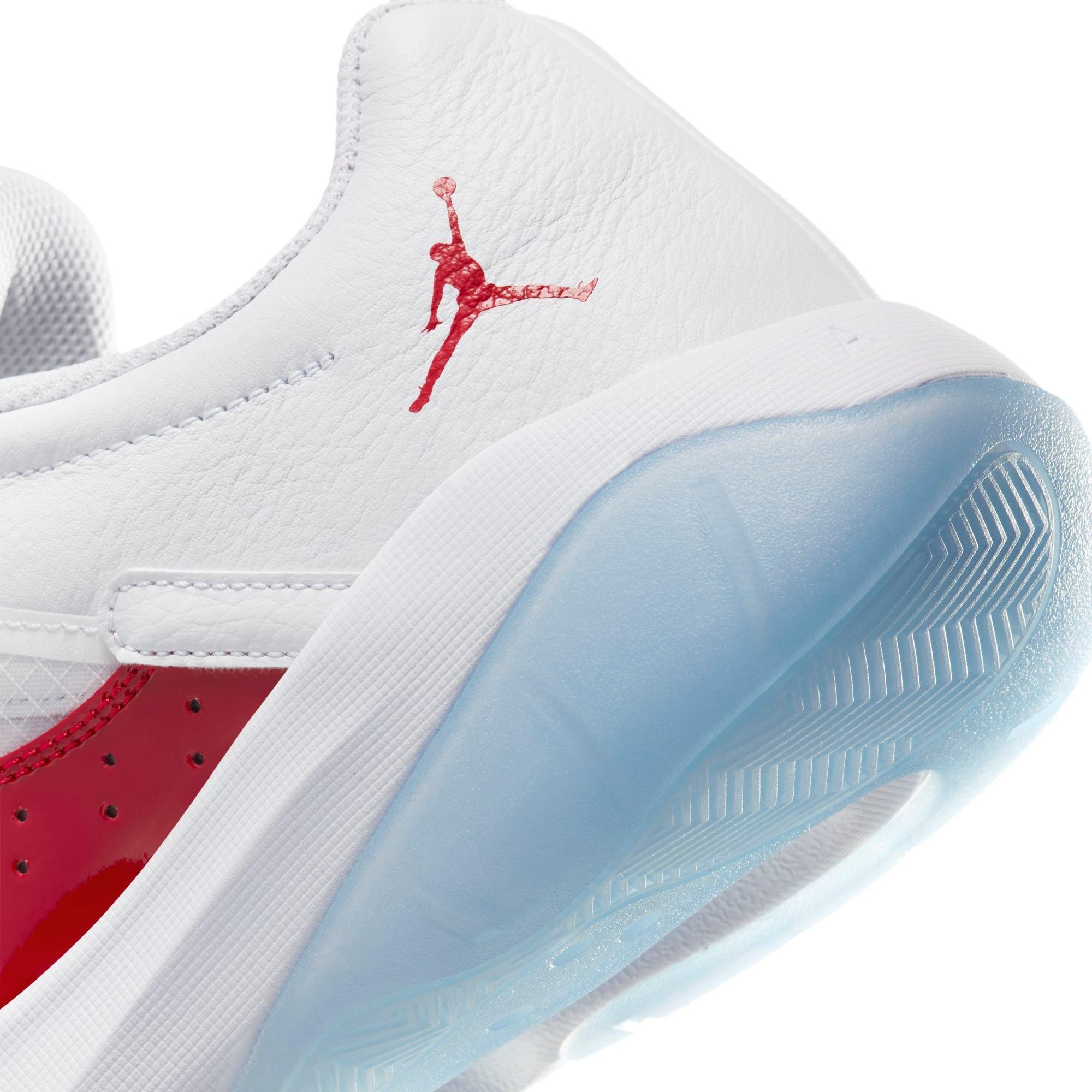 Jordan 11 CMFT Low "White/Gym Red/Black" Men's Shoe - WHITE/RED/BLACK Thumbnail View 4