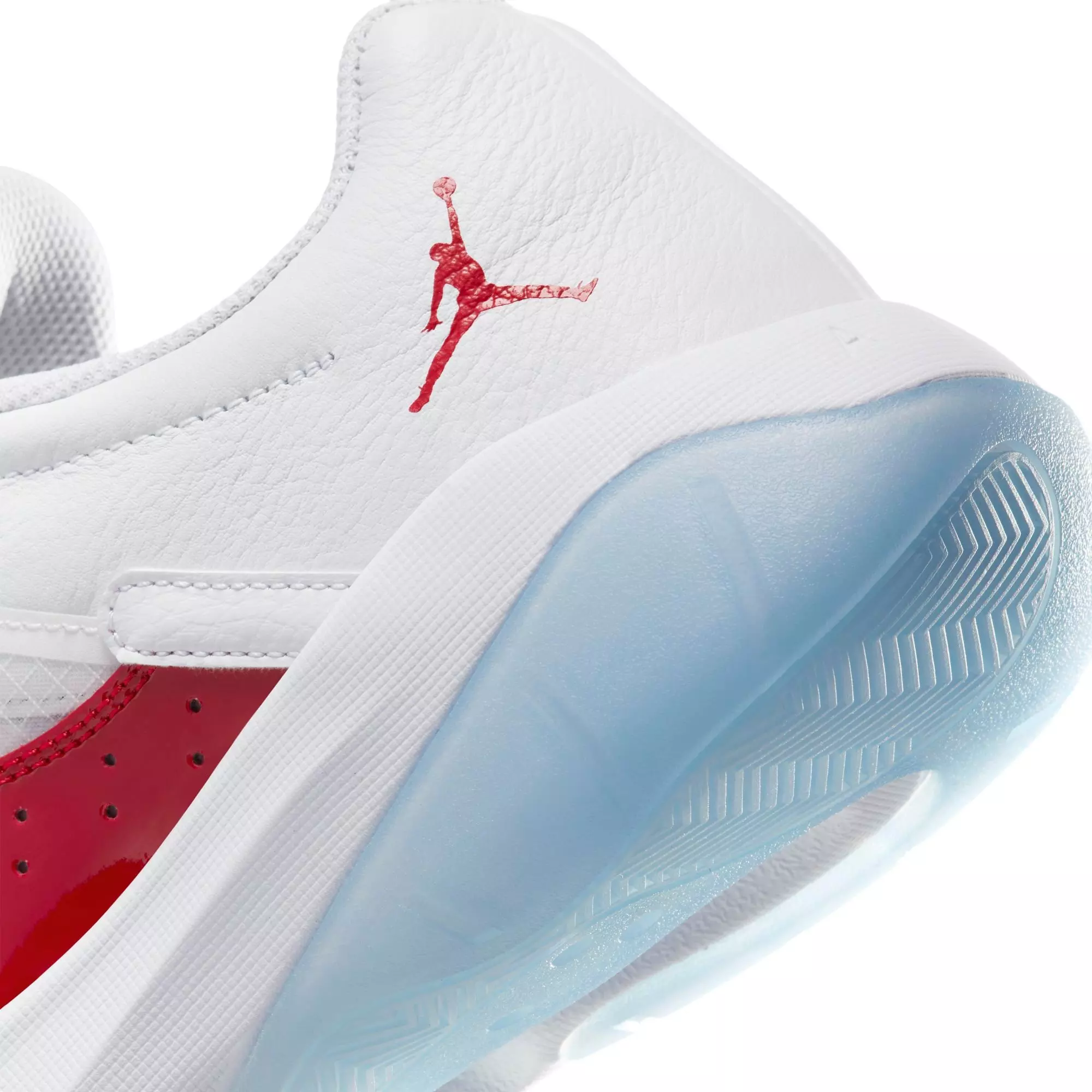 Jordan 11 CMFT Low "White/Gym Red/Black" Men's Shoe - WHITE/RED/BLACK