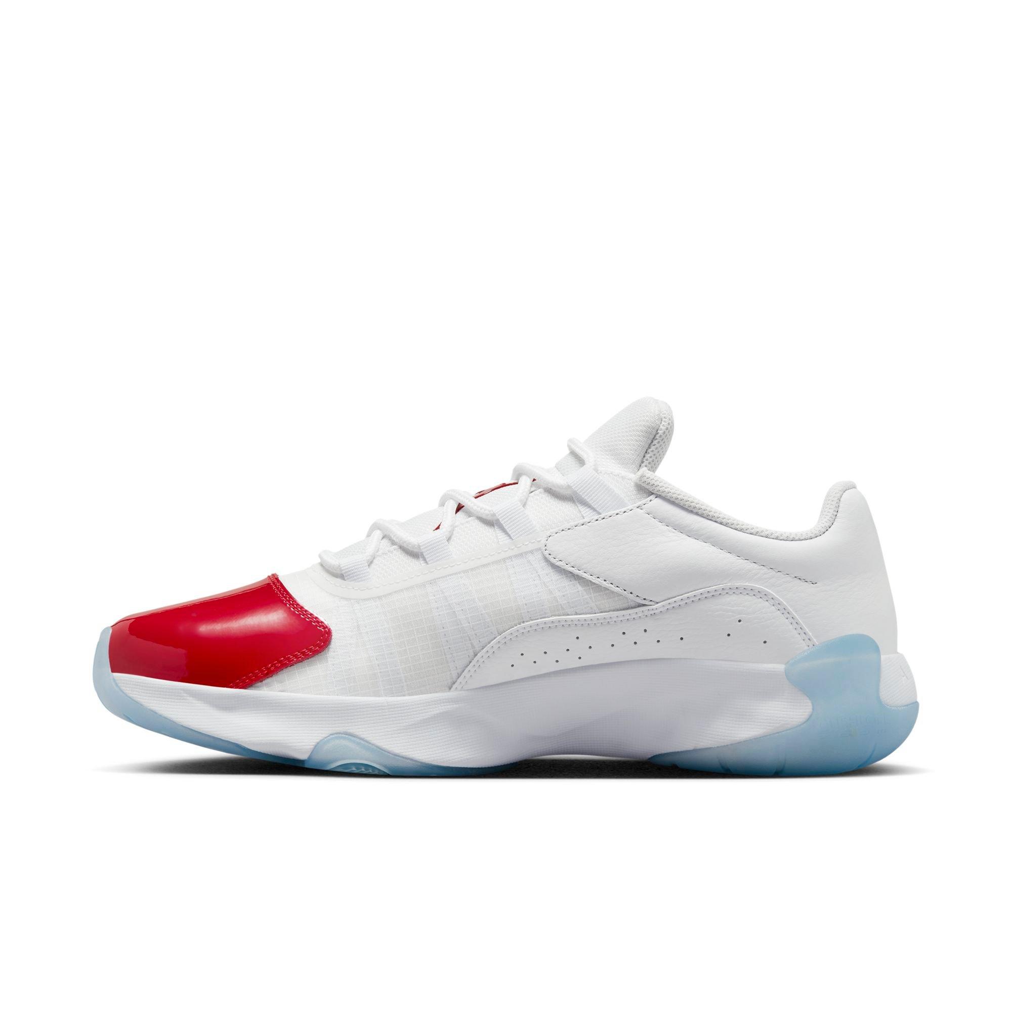 Jordan 11 CMFT Low "White/Gym Red/Black" Men's Shoe - WHITE/RED/BLACK Thumbnail View 6