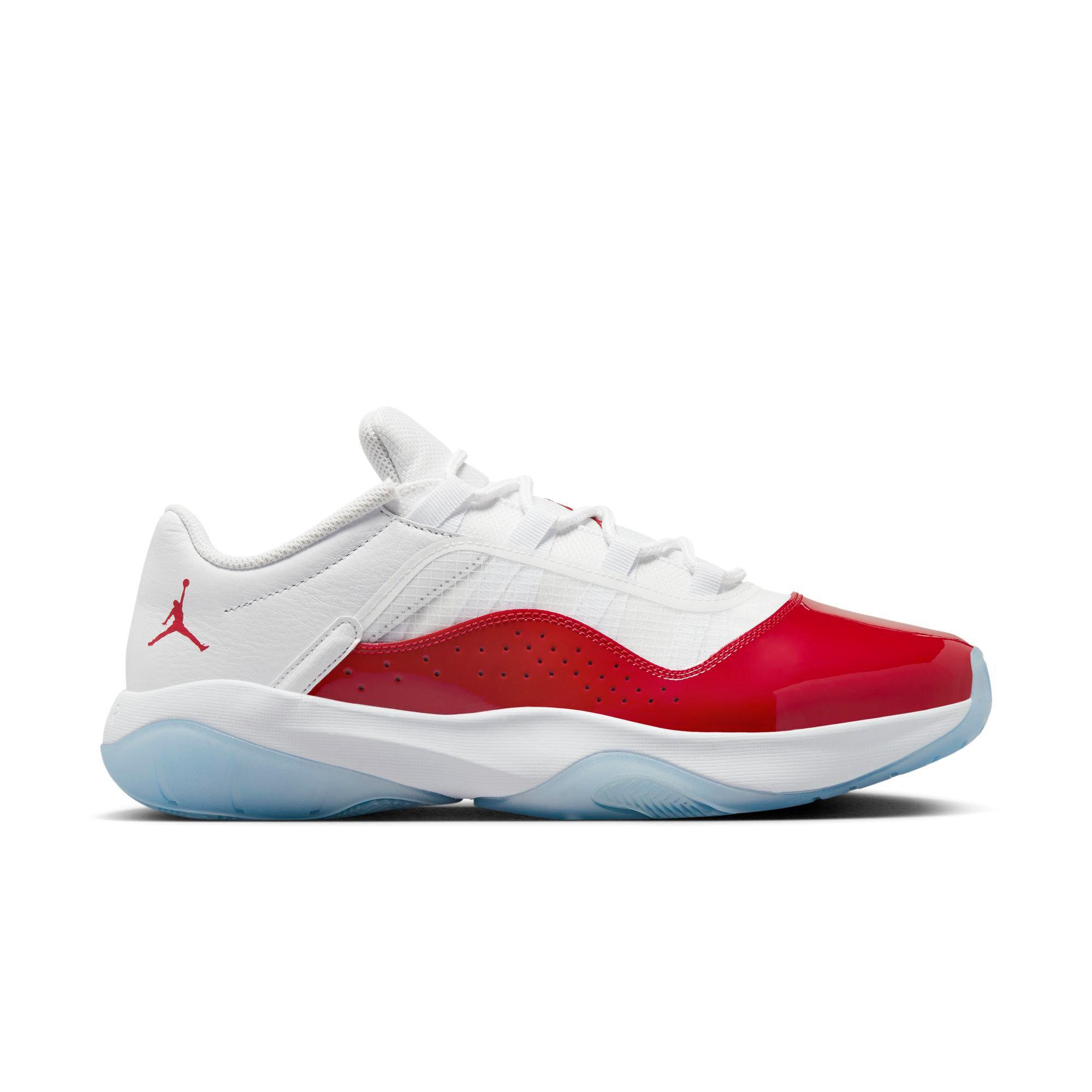 Jordan 11 CMFT Low "White/Gym Red/Black" Men's Shoe - WHITE/RED/BLACK Thumbnail View 1