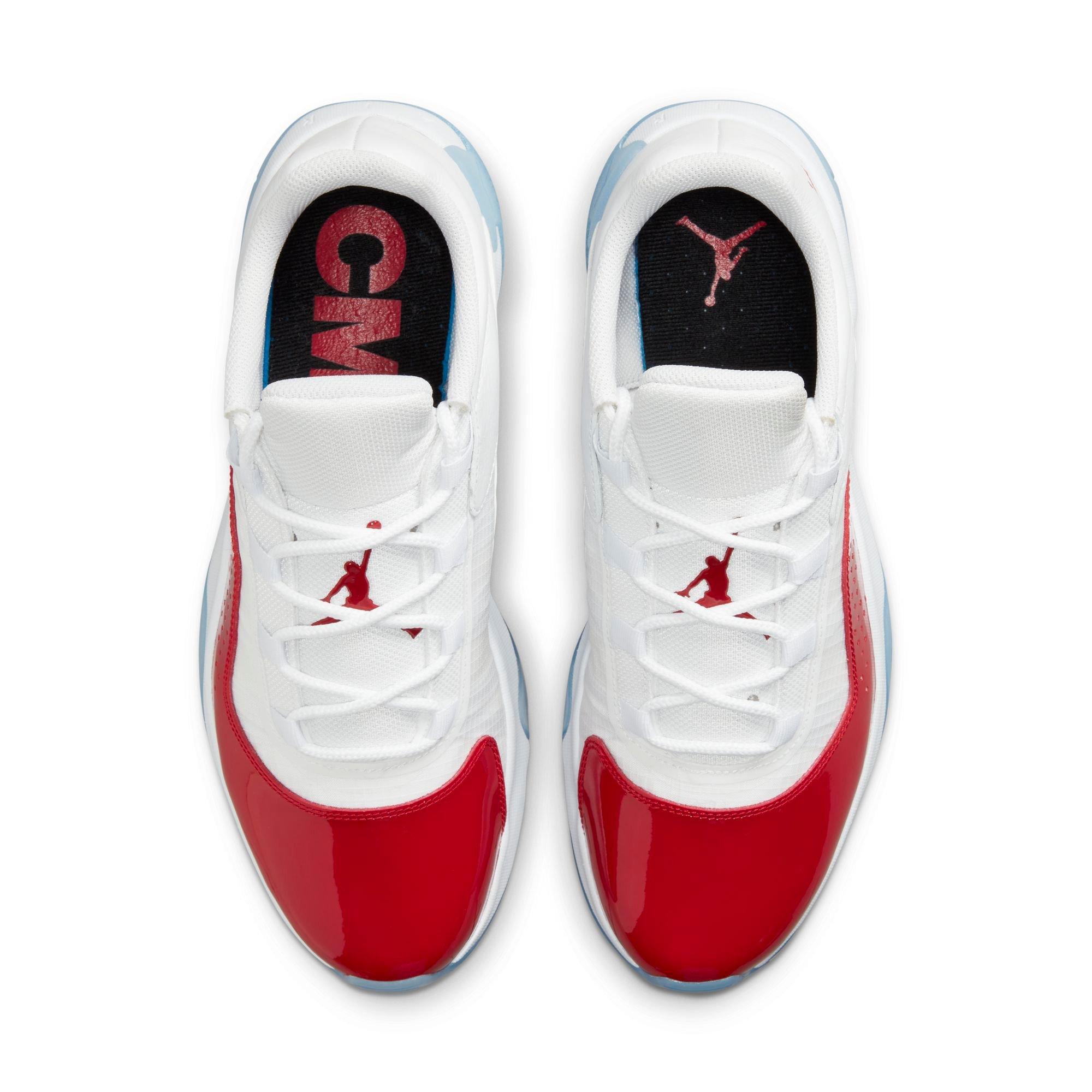 Jordan 11 CMFT Low "White/Gym Red/Black" Men's Shoe - WHITE/RED/BLACK Thumbnail View 8