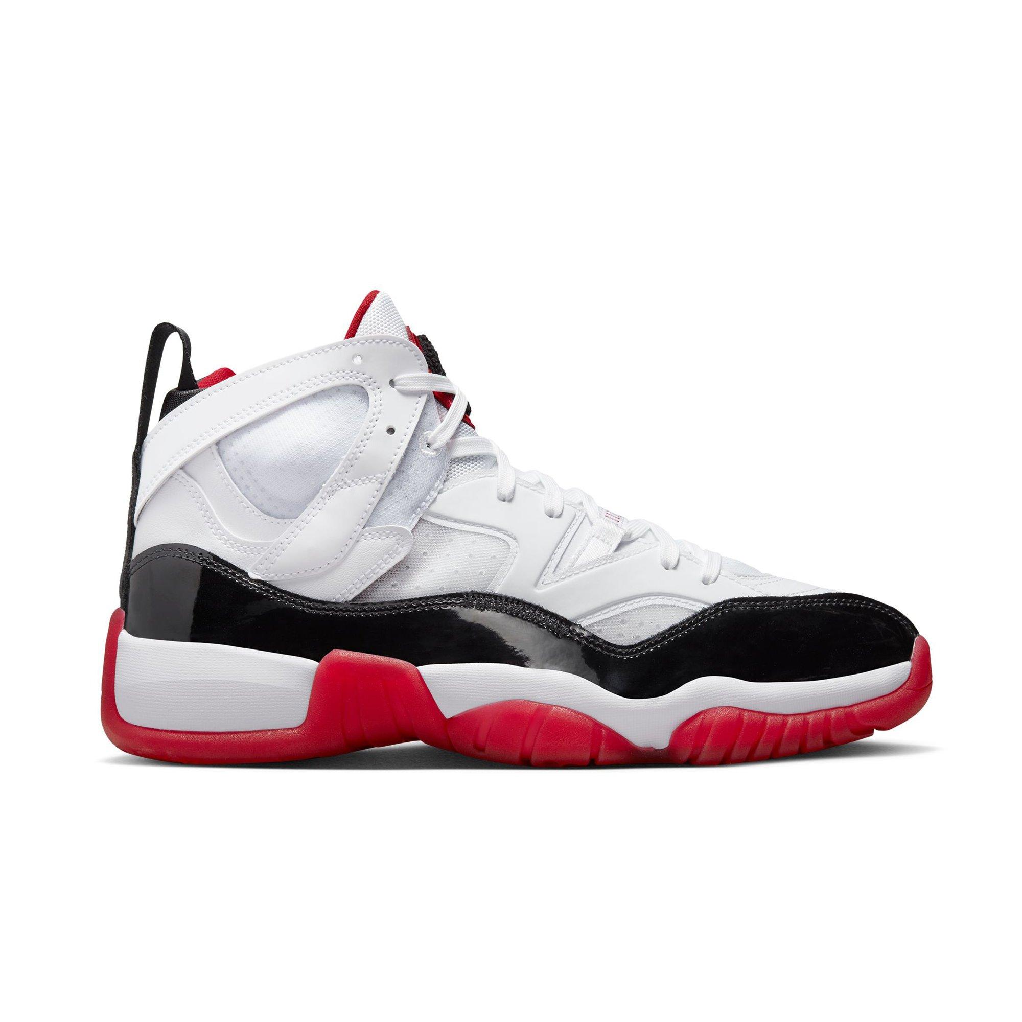 Jordan Jumpman Two Trey "White/Black/Gym Red" Men's Shoe - WHITE/BLACK/RED