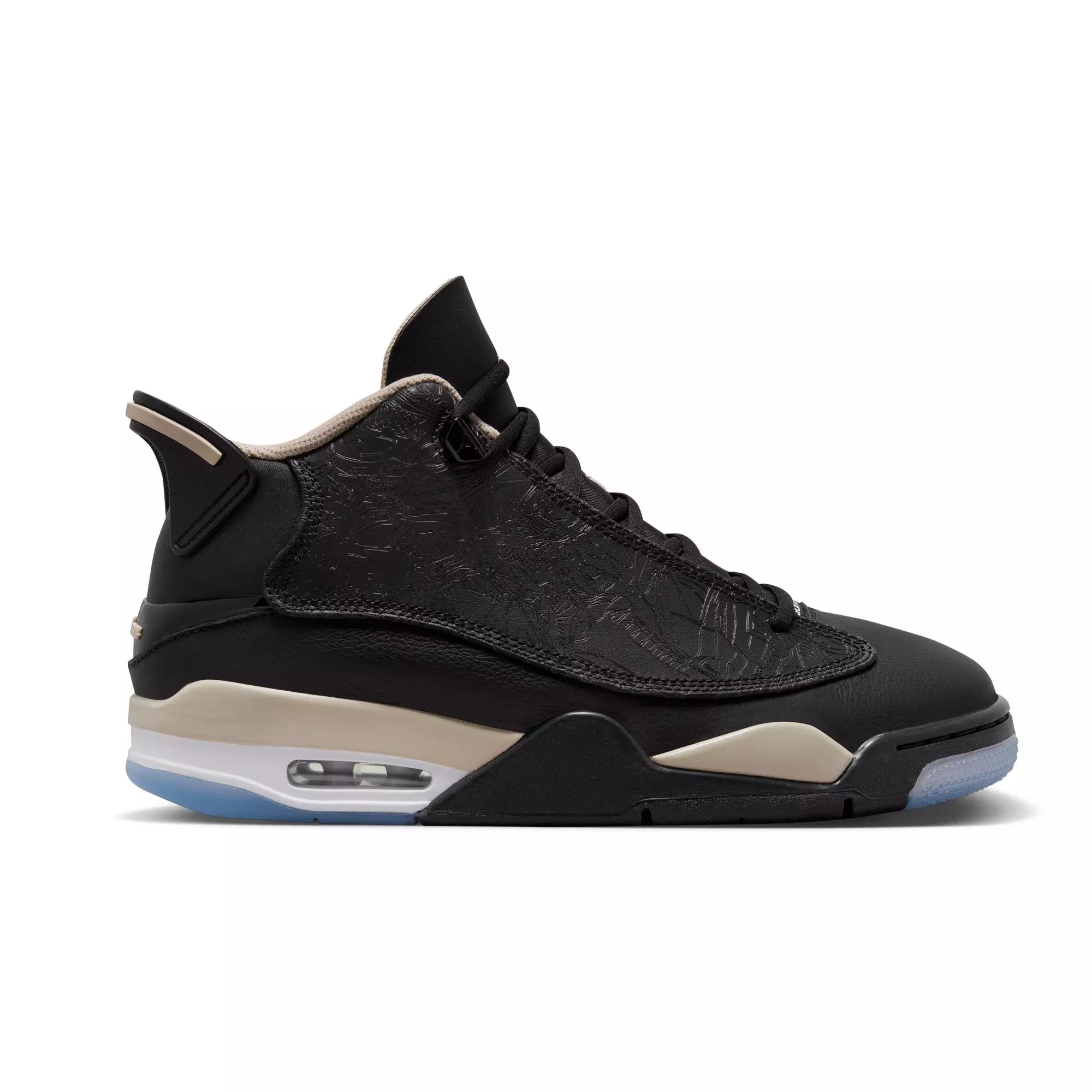 Jordan Dub Zero "Black/Fossil Stone-White" Men's Shoe - BLACK/KHAKI