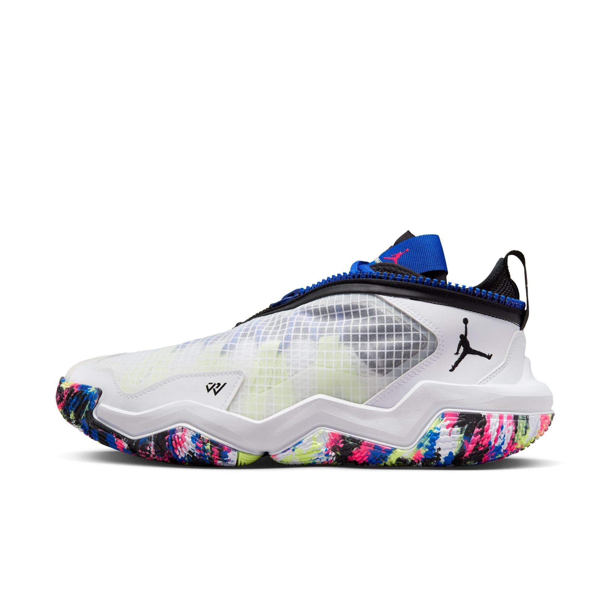Jordan Why Not? Zer0.6 "White/Black/Liquid Lime" Men's Basketball Shoe - WHITE/BLACK/LIQUID LIME Thumbnail View 7
