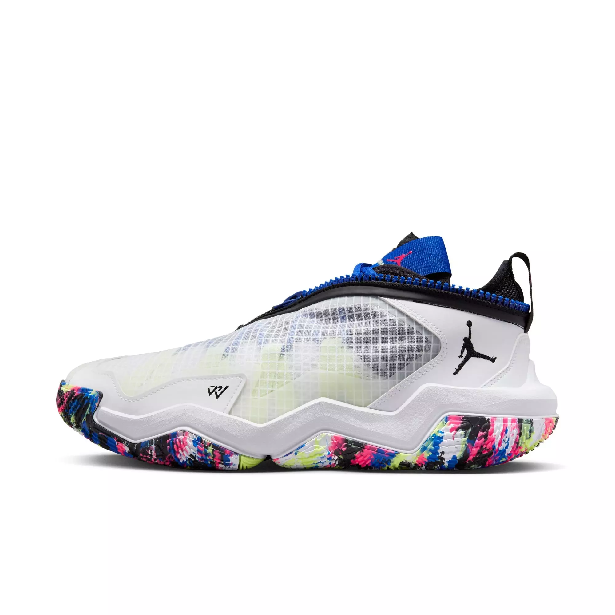 Jordan Why Not? Zer0.6 "White/Black/Liquid Lime" Men's Basketball Shoe - WHITE/BLACK/LIQUID LIME