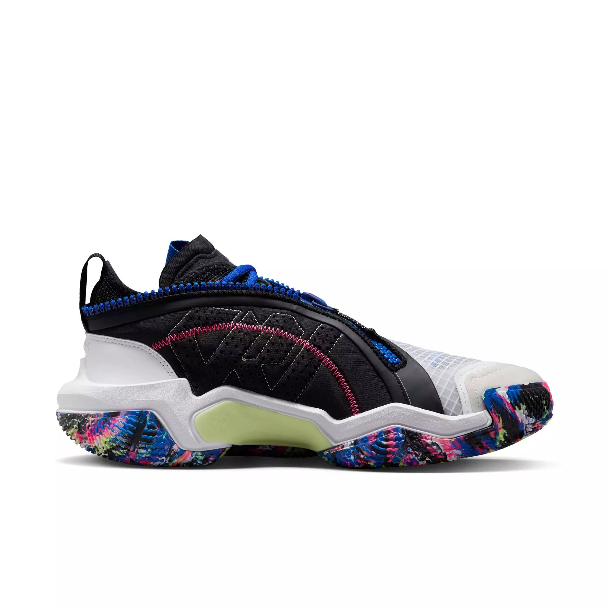 Jordan Why Not? Zer0.6 "White/Black/Liquid Lime" Men's Basketball Shoe - WHITE/BLACK/LIQUID LIME