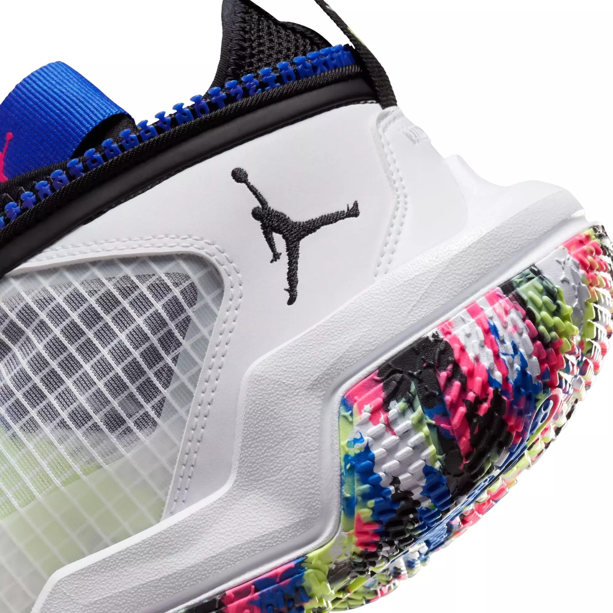 Jordan Why Not? Zer0.6 "White/Black/Liquid Lime" Men's Basketball Shoe - WHITE/BLACK/LIQUID LIME