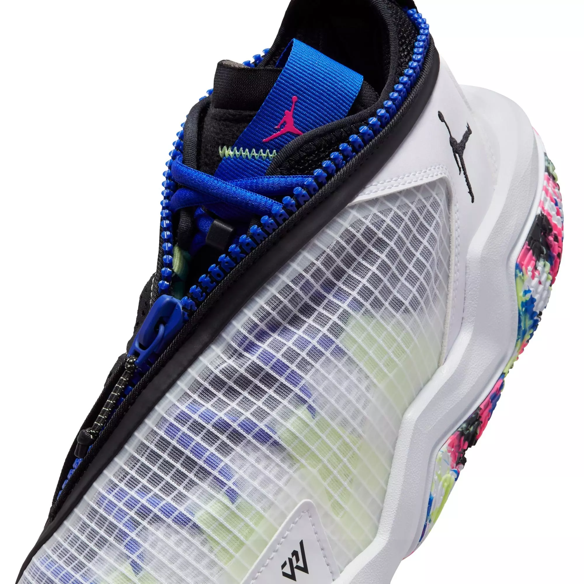 Jordan Why Not? Zer0.6 "White/Black/Liquid Lime" Men's Basketball Shoe - WHITE/BLACK/LIQUID LIME