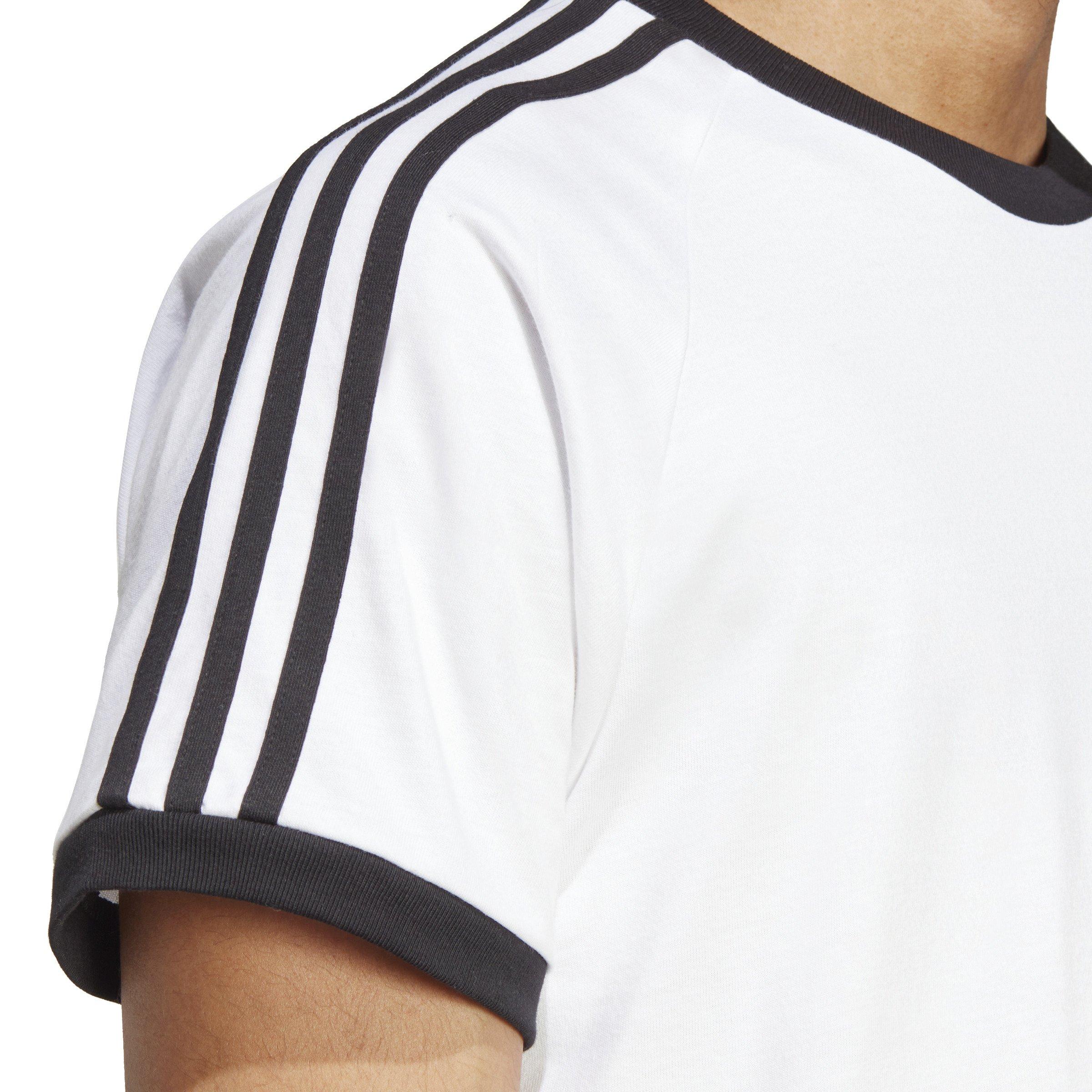 adidas Men's Adicolor Classics 3-Stripes Tee-White - WHITE