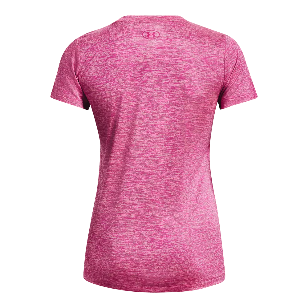 Under Armour Women's Tech Twist Graphic Tee-Pink - PINK