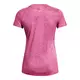 Under Armour Women's Tech Twist Graphic Tee-Pink - PINK Thumbnail View 6