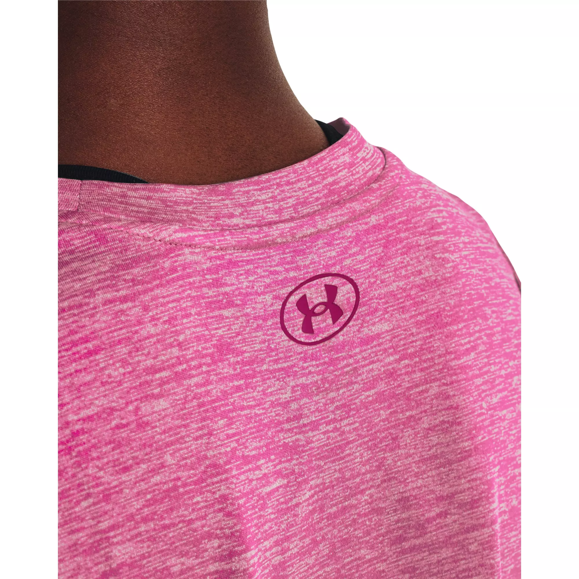 Under Armour Women's Tech Twist Graphic Tee-Pink - PINK