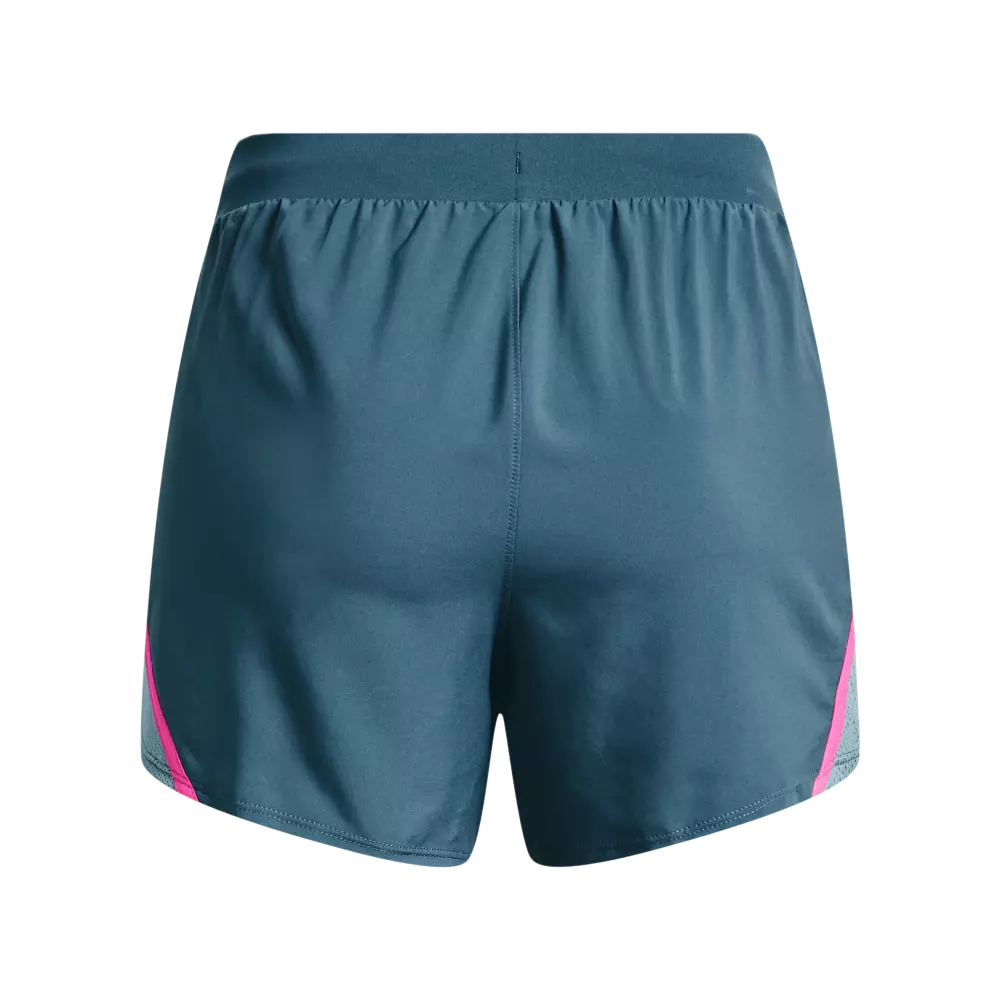 Under Armour Women's Play Up Twist 3.0 Shorts-Blue/Lime - BLUE/LIME
