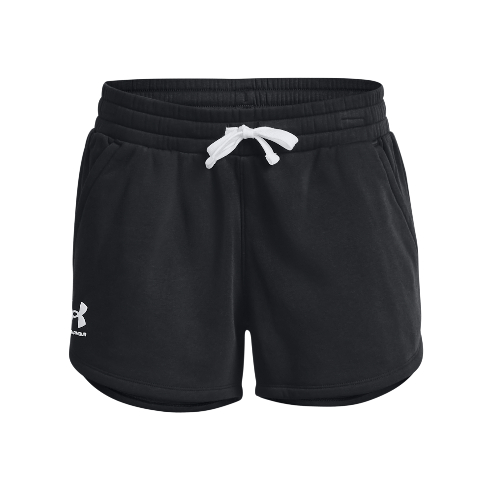 Under Armour Women's Rival Fleece Shorts-Black - BLACK Thumbnail View 5