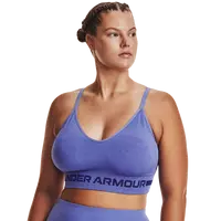Under Armour Women's​ Seamless Heather Sports Bra-Blue - Hibbett