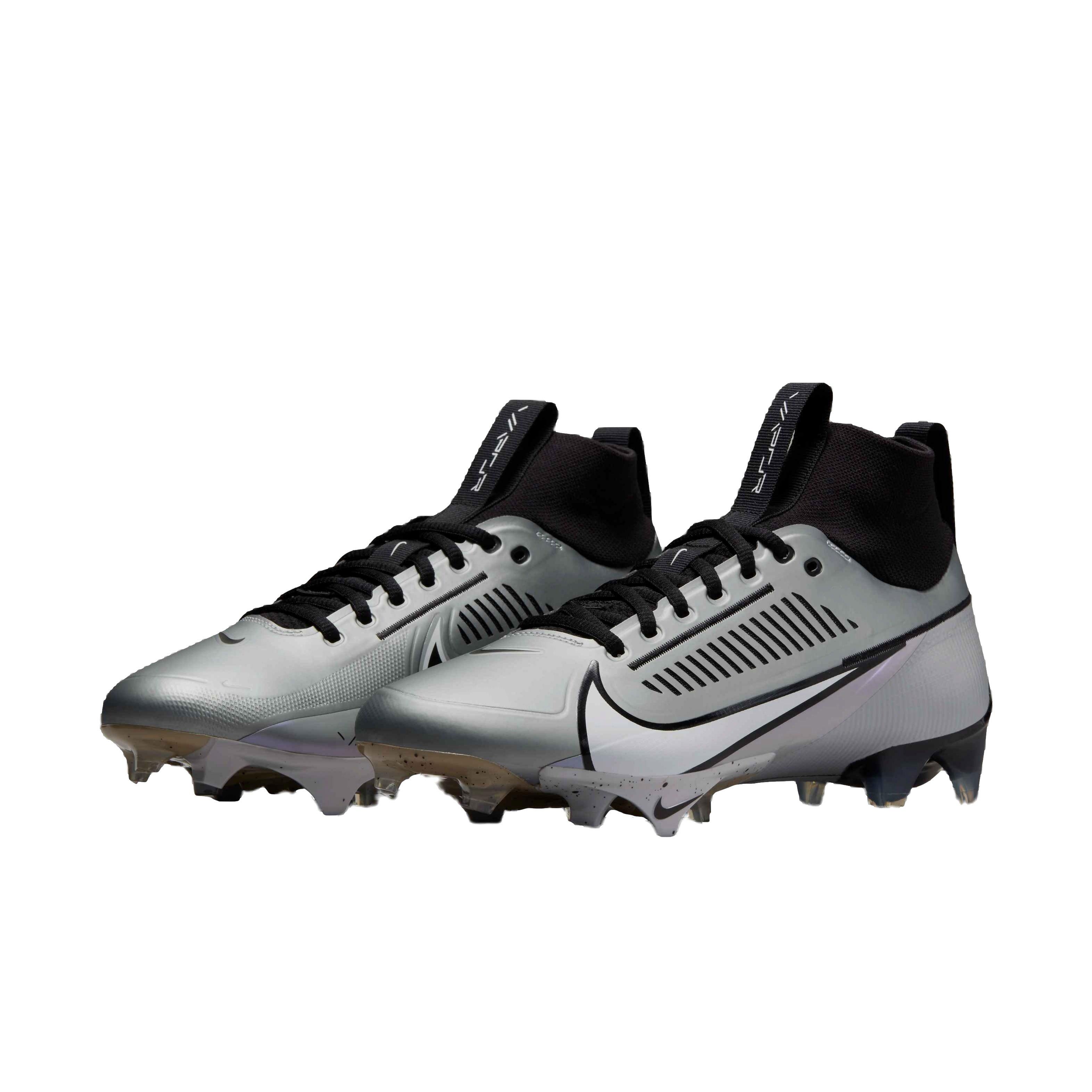 Nike Vapor Edge Pro 360 2 "Light Smoke Grey/White/Black/Khaki" Men's Football Cleat - LT GREY/WHITE/BLACK/KHAKI Thumbnail View 3