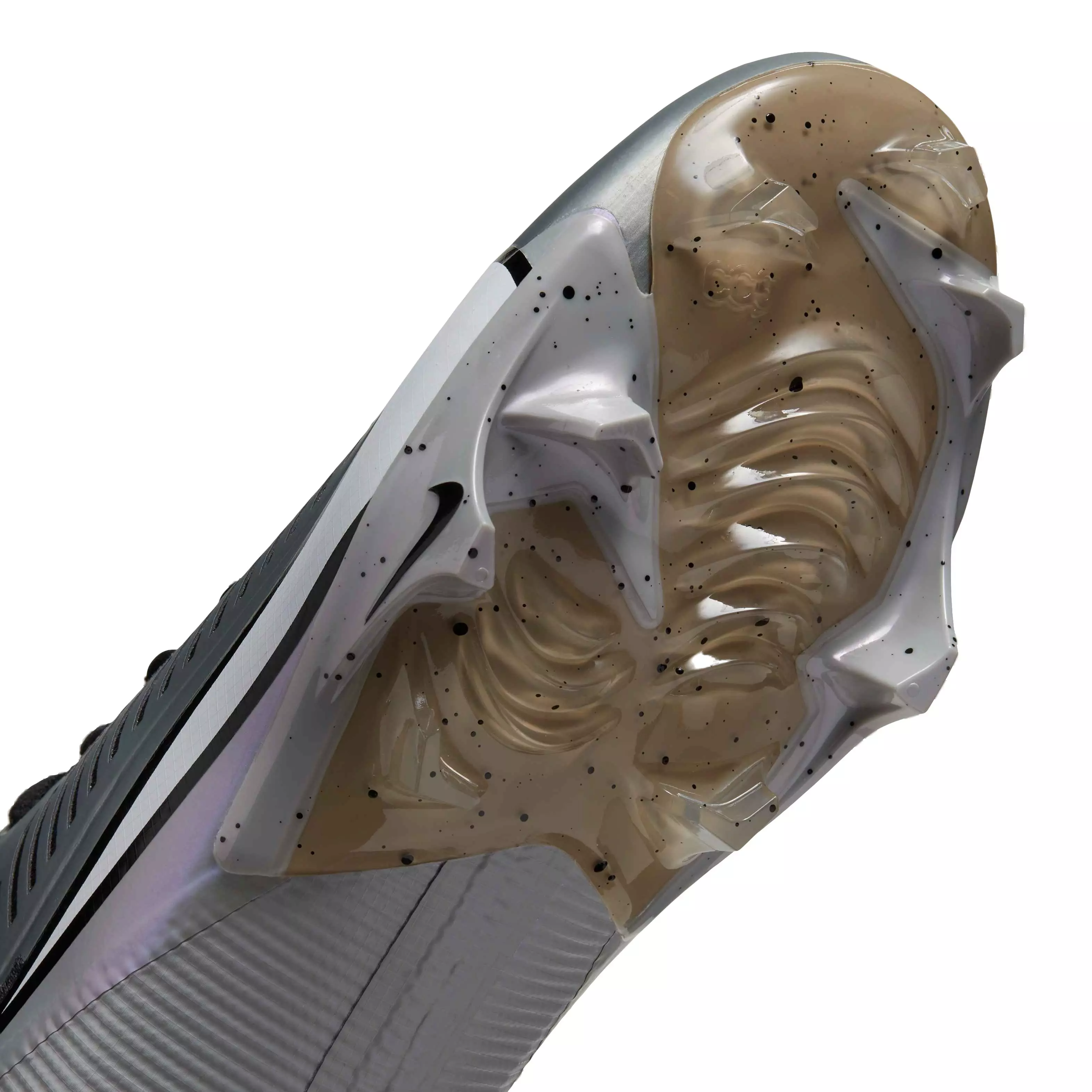 Nike Vapor Edge Pro 360 2 "Light Smoke Grey/White/Black/Khaki" Men's Football Cleat - LT GREY/WHITE/BLACK/KHAKI