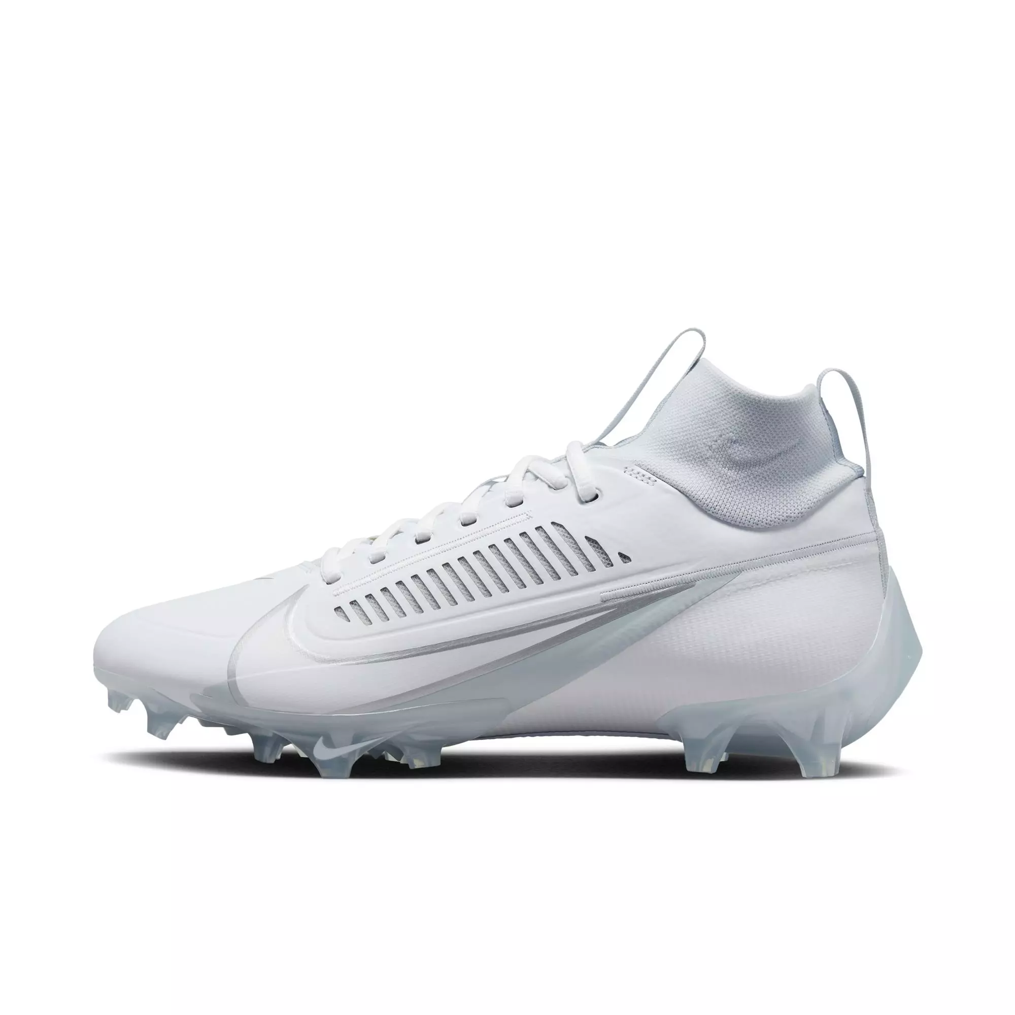 Nike Vapor Edge Pro 360 2 "White/Metallic Silver/Pure Platinum" Men's Football Cleat - WHITE