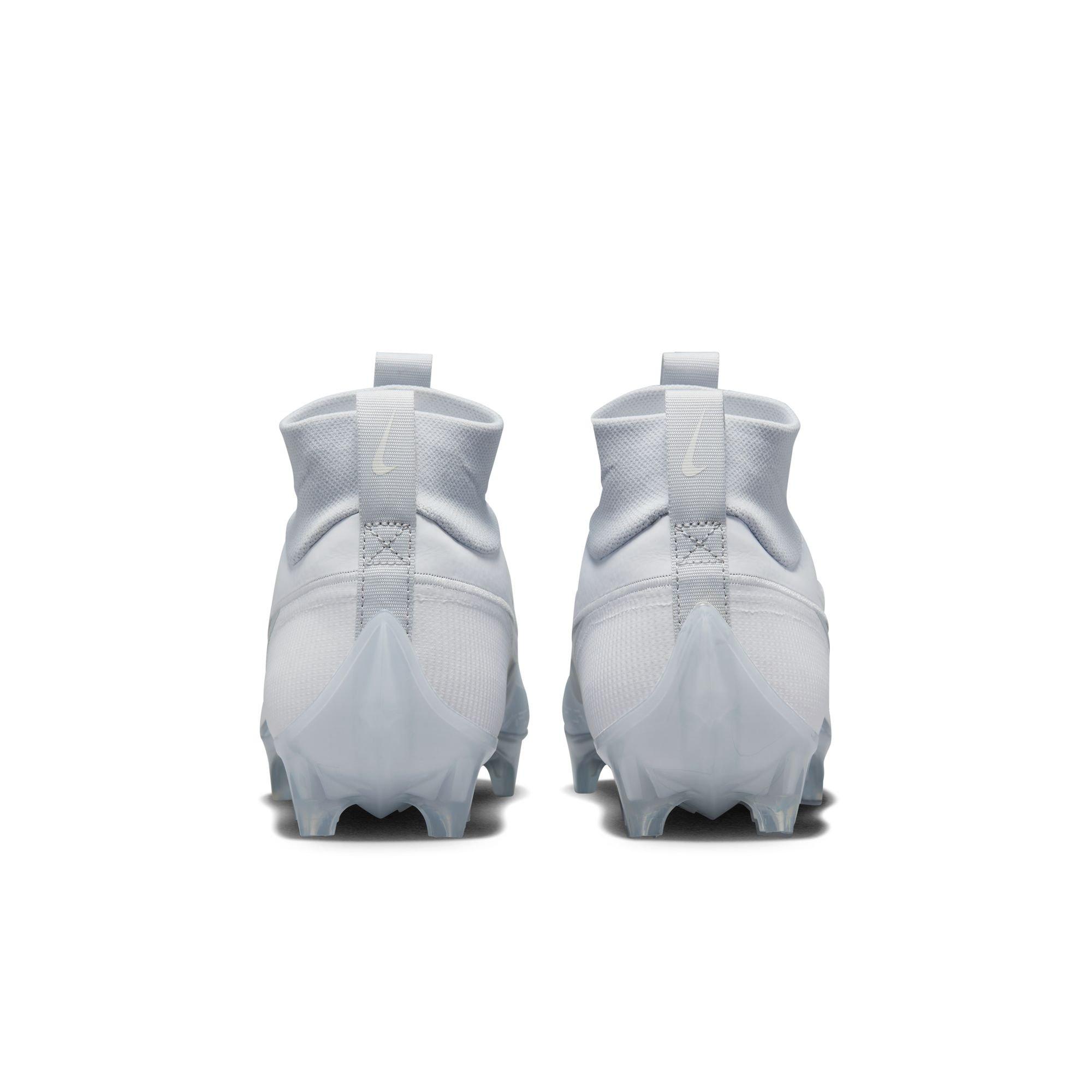 Nike Vapor Edge Pro 360 2 "White/Metallic Silver/Pure Platinum" Men's Football Cleat - WHITE Thumbnail View 7