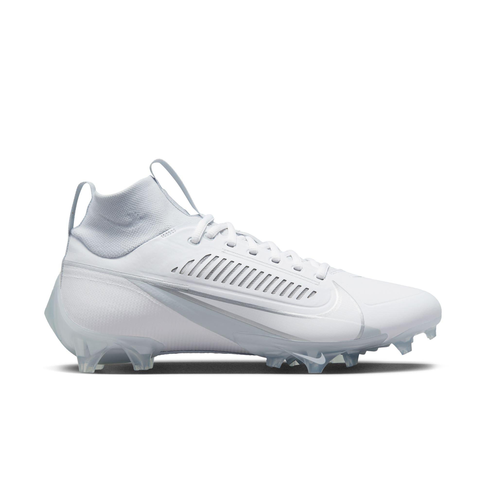 Nike Vapor Edge Pro 360 2 "White/Metallic Silver/Pure Platinum" Men's Football Cleat - WHITE Thumbnail View 1