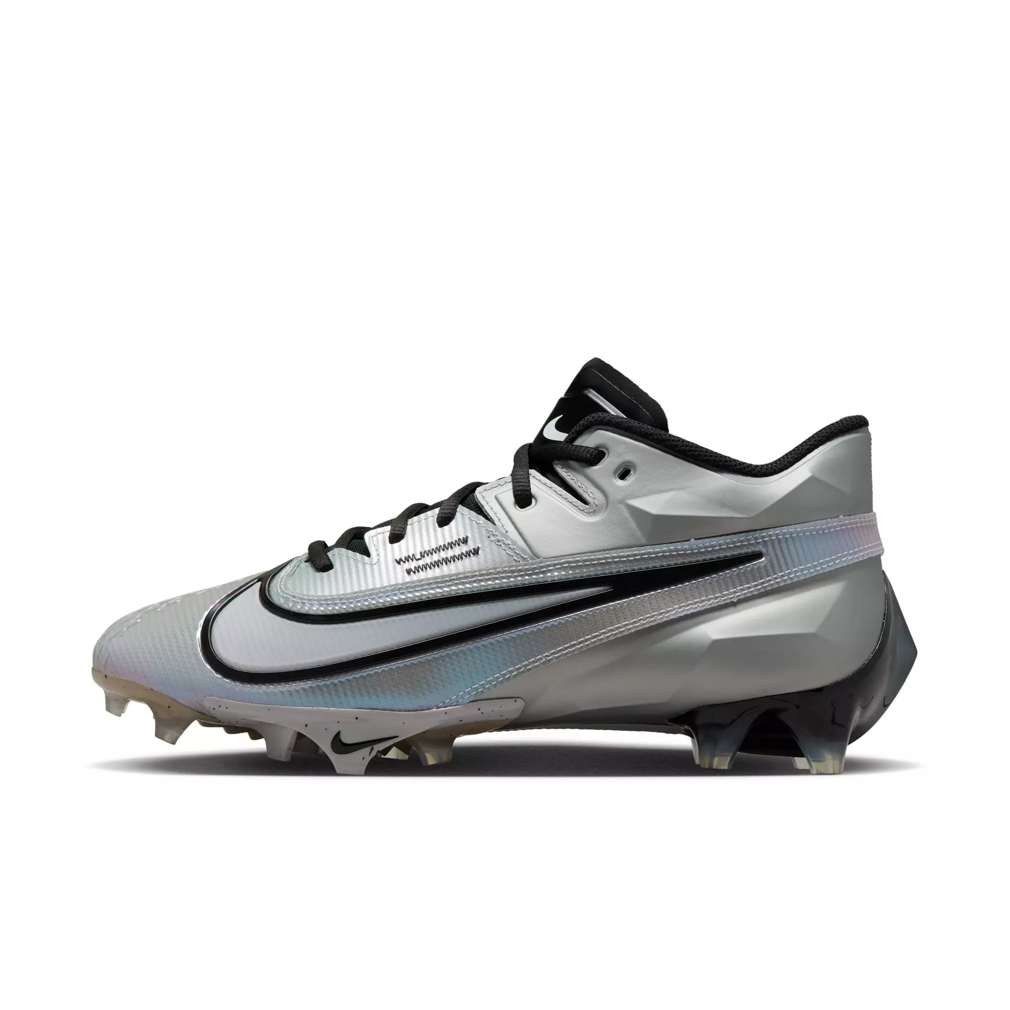 Nike Vapor Edge Elite 360 2 "Lt Smoke Grey/Black/White" Men's Football Cleat - GREY/BLACK
