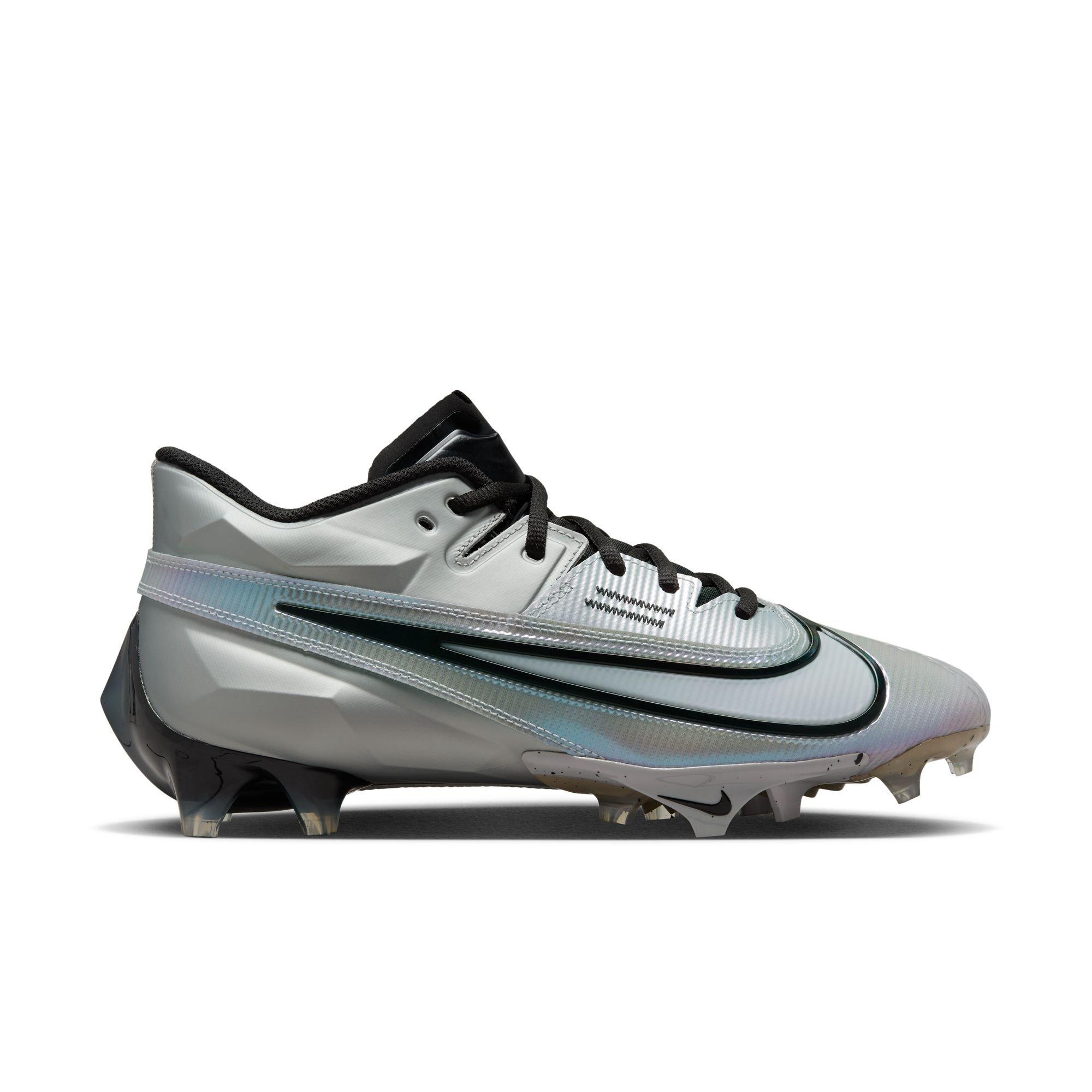 Nike Vapor Edge Elite 360 2 "Lt Smoke Grey/Black/White" Men's Football Cleat - GREY/BLACK Thumbnail View 1