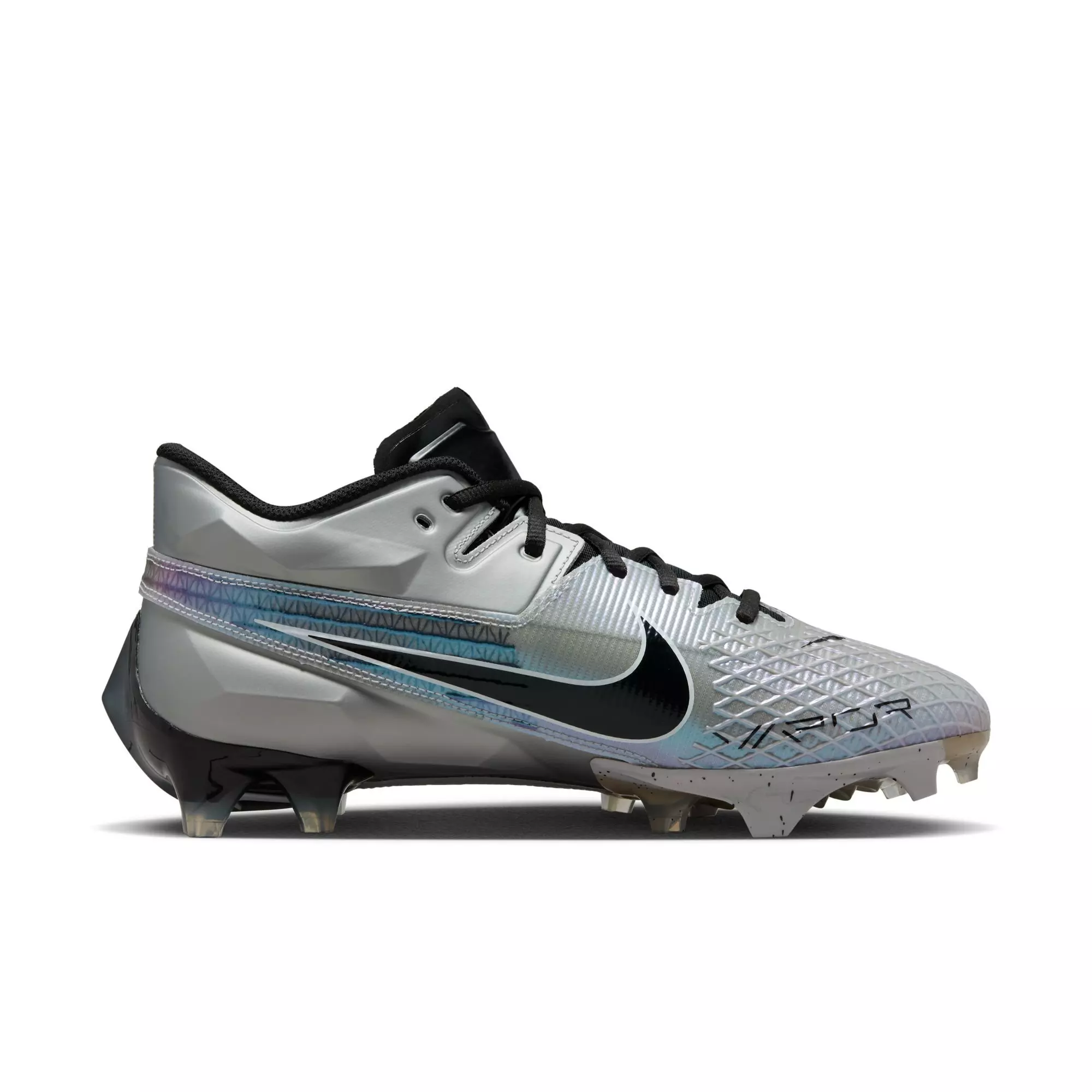Nike Vapor Edge Elite 360 2 "Lt Smoke Grey/Black/White" Men's Football Cleat - GREY/BLACK