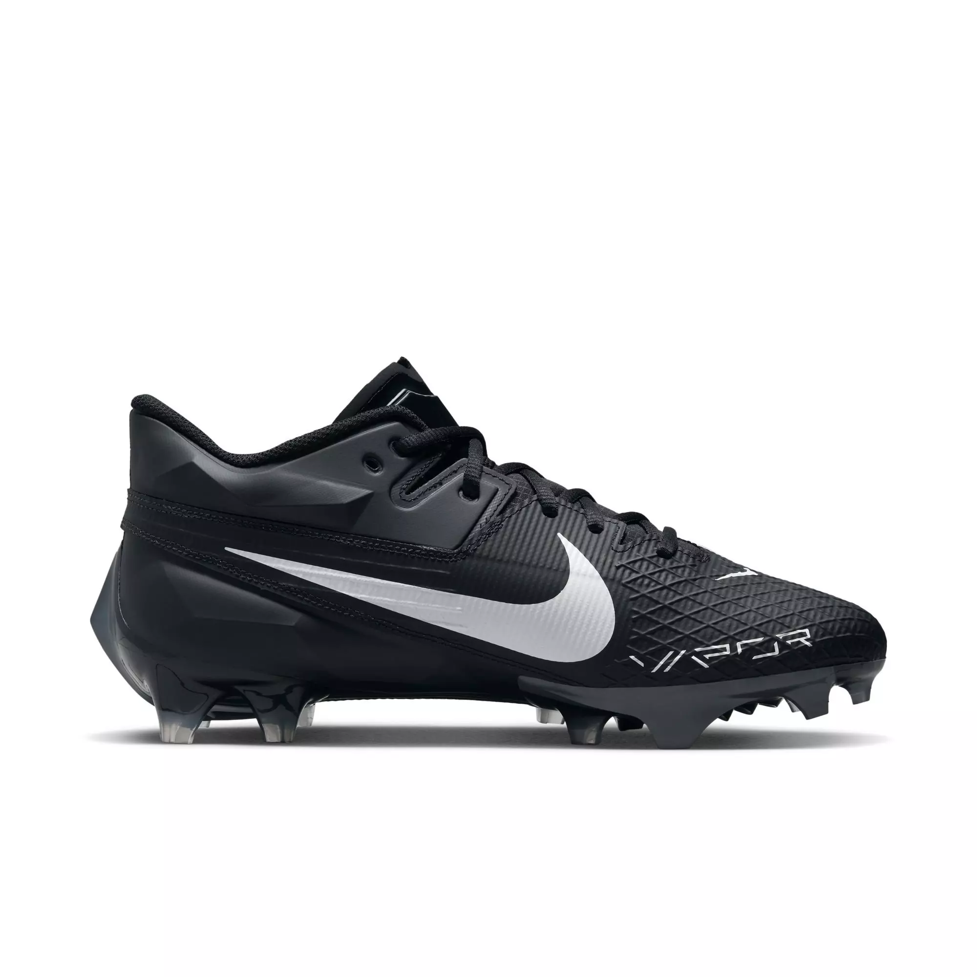 Nike Vapor Edge Elite 360 2 "Black/White/Dk Smoke Grey" Men's Football Cleat - BLACK/GREY