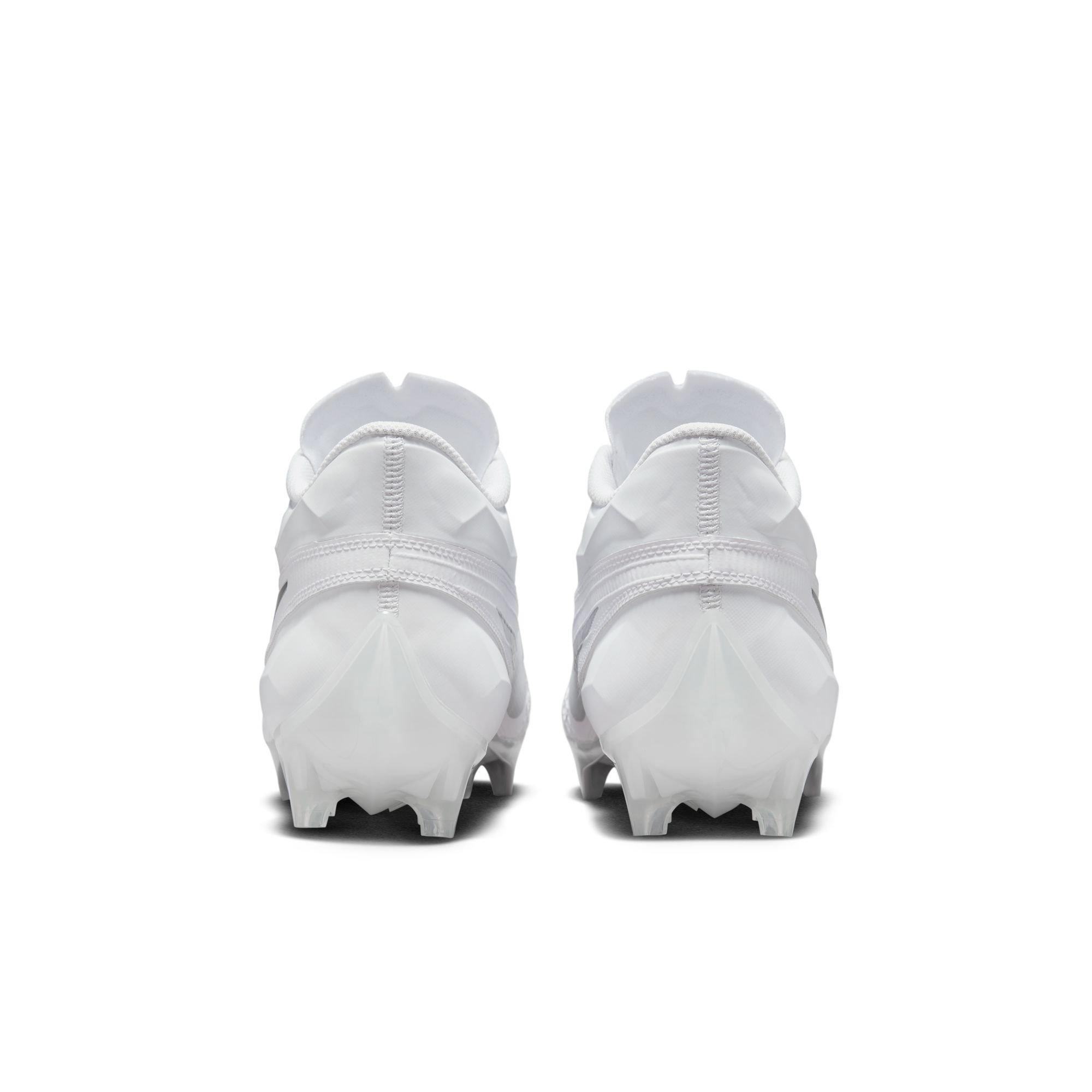 Nike Vapor Edge Elite 360 2 "White/Metallic Silver" Men's Football Cleat - WHITE Thumbnail View 5