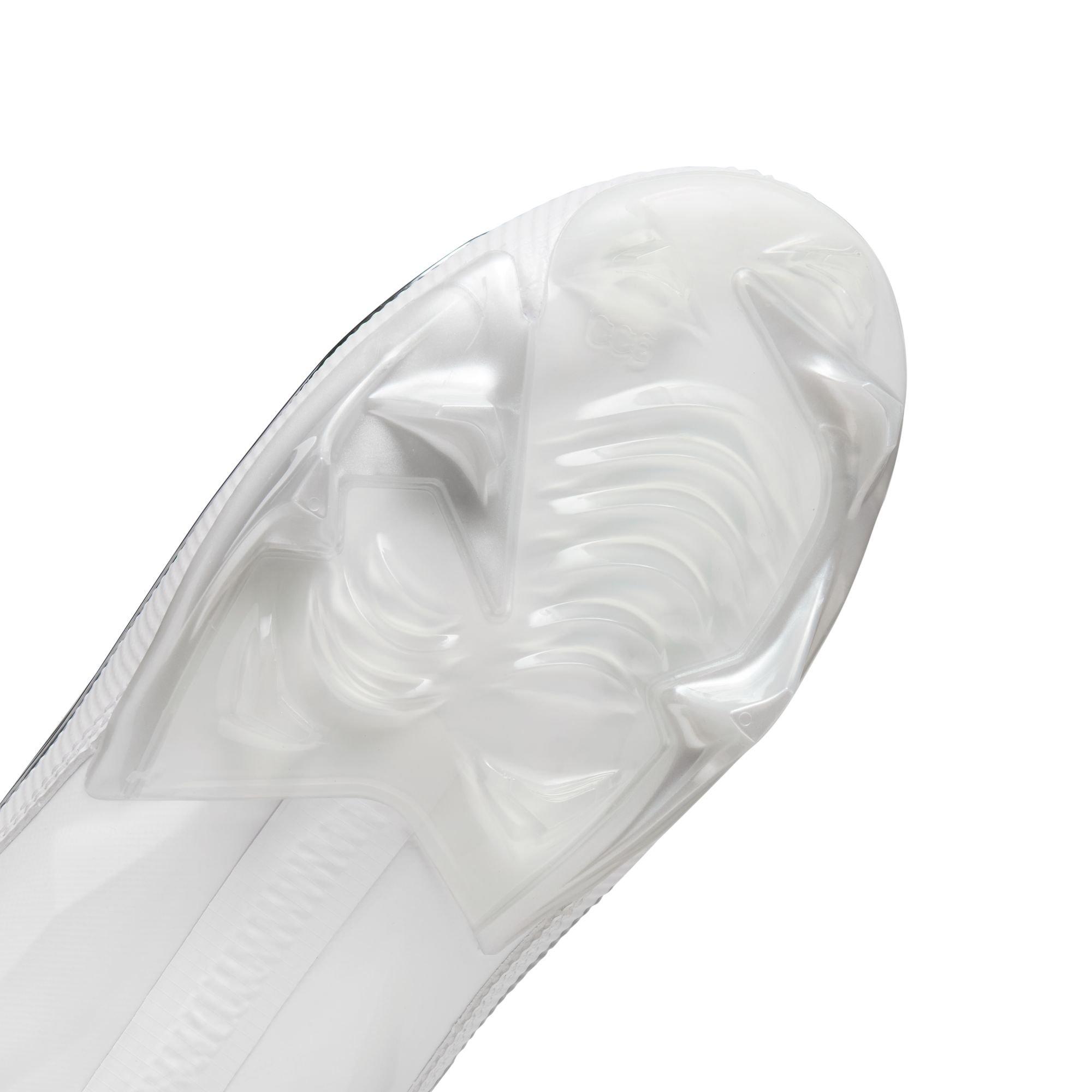 Nike Vapor Edge Elite 360 2 "White/Metallic Silver" Men's Football Cleat - WHITE Thumbnail View 9