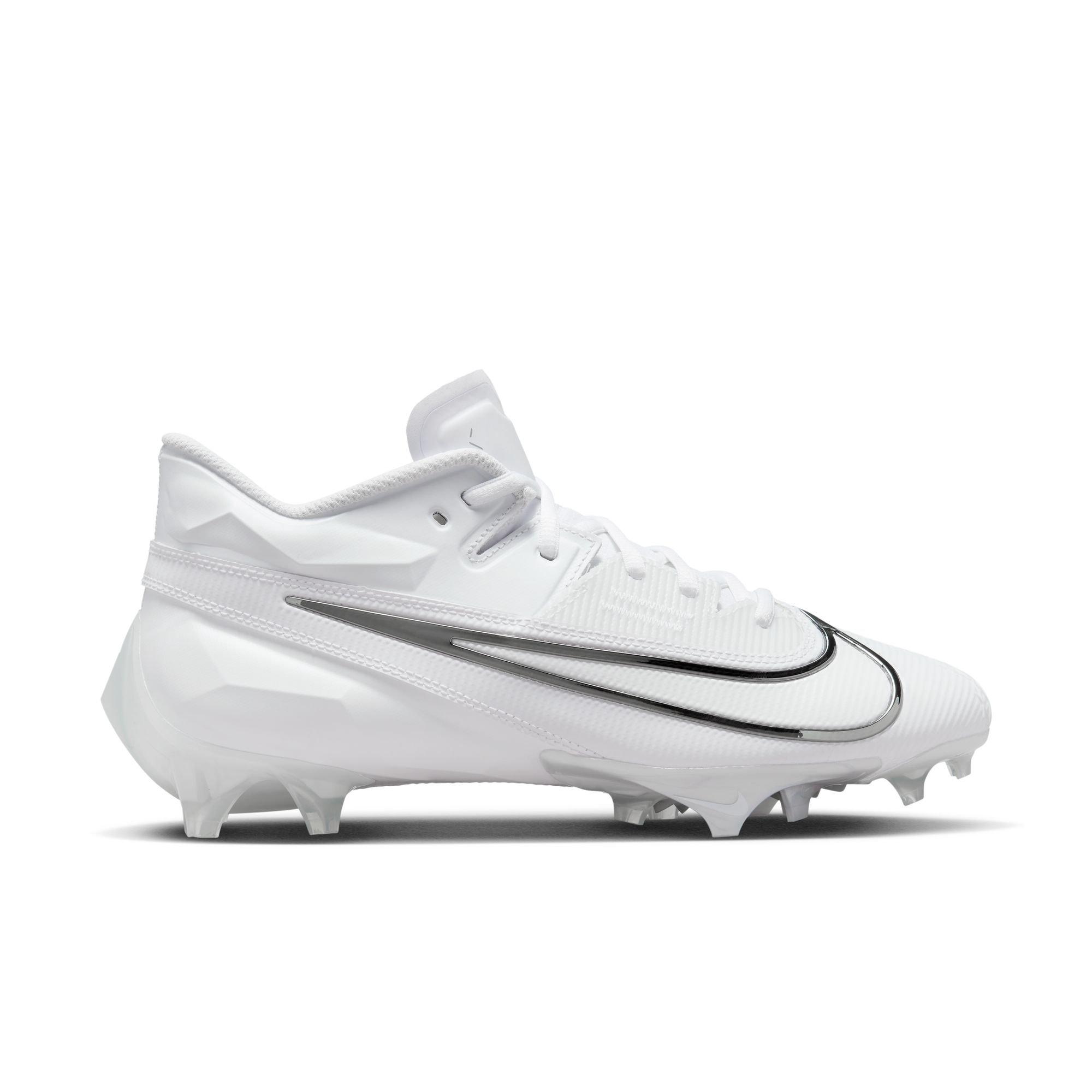 Nike Vapor Edge Elite 360 2 "White/Metallic Silver" Men's Football Cleat - WHITE Thumbnail View 1